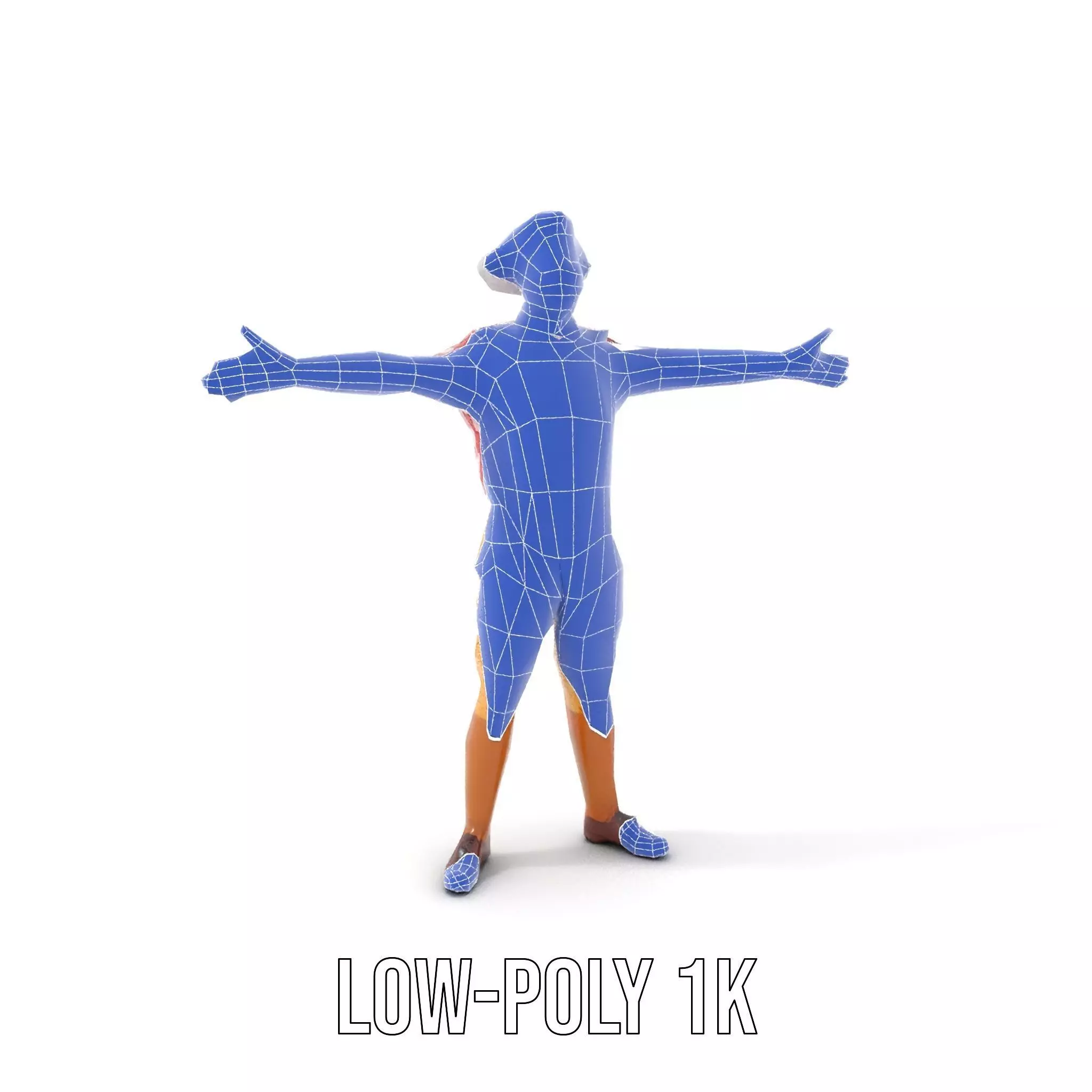 Colorful Clown Character model pack Low-poly 3D model_21