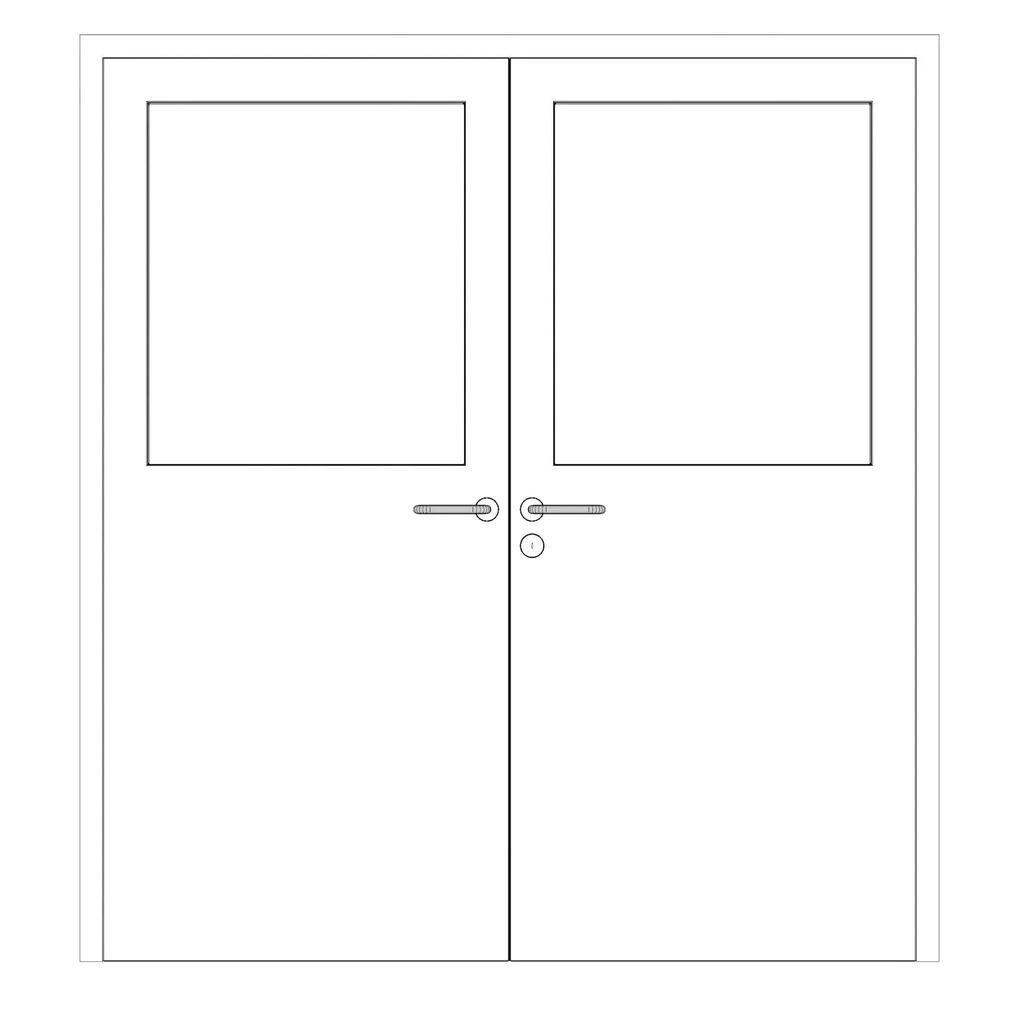 Door 25O36 3D model_6