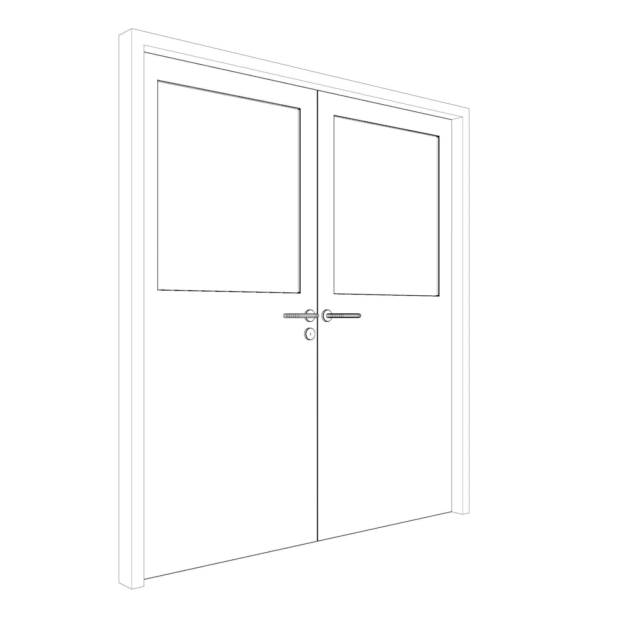 Door 25O36 3D model_7
