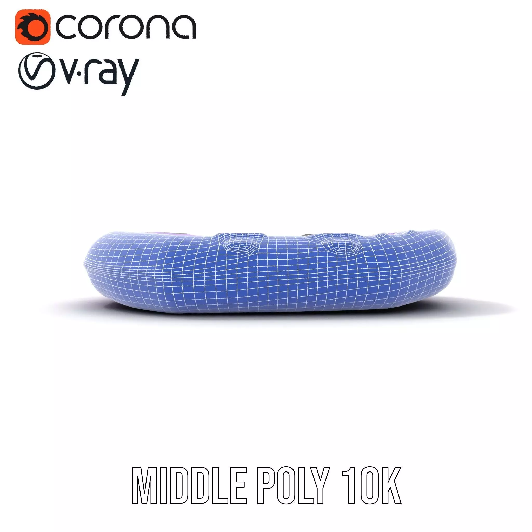 Vibrant Purple Raft model pack Low-poly 3D model_29