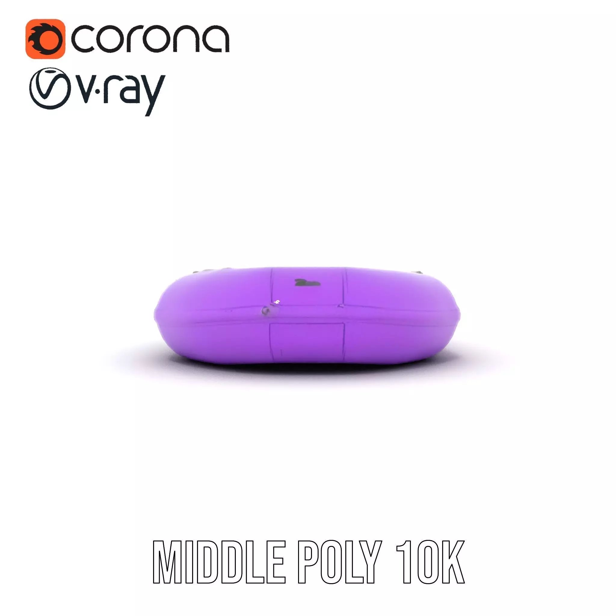 Vibrant Purple Raft model pack Low-poly 3D model_19