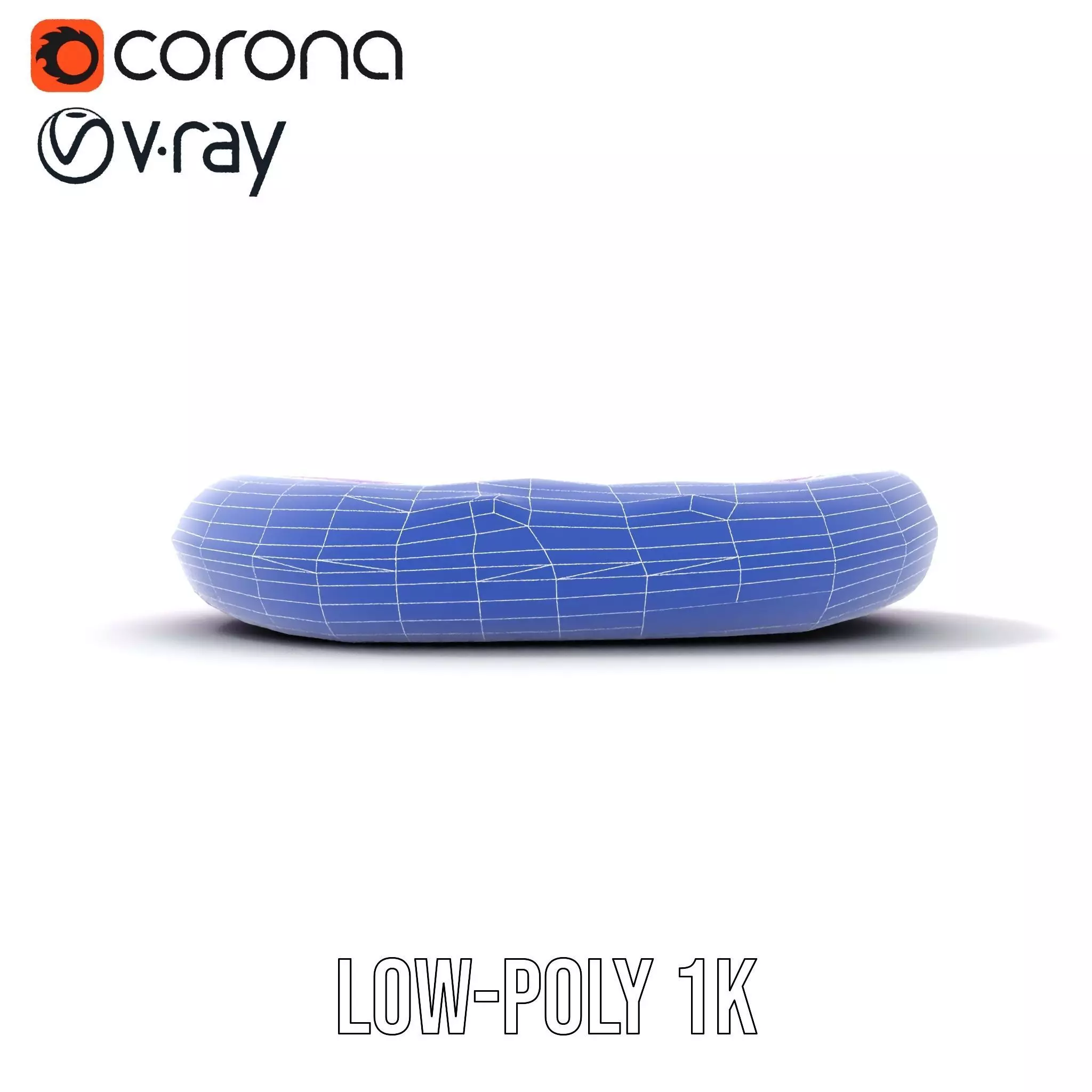 Vibrant Purple Raft model pack Low-poly 3D model_28