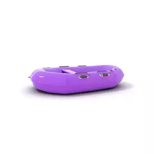 Vibrant Purple Raft model pack Low-poly 3D model