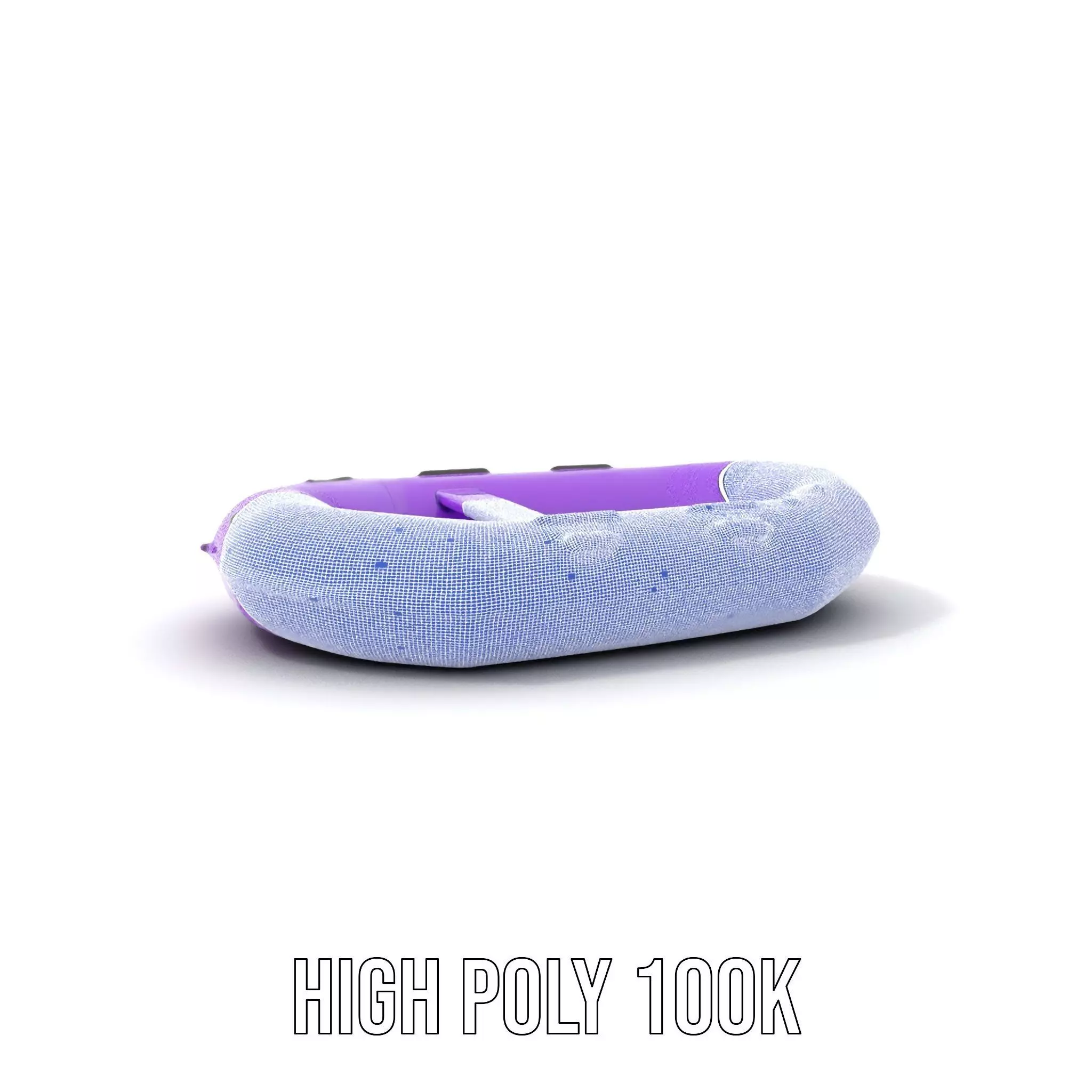 Vibrant Purple Raft model pack Low-poly 3D model_4