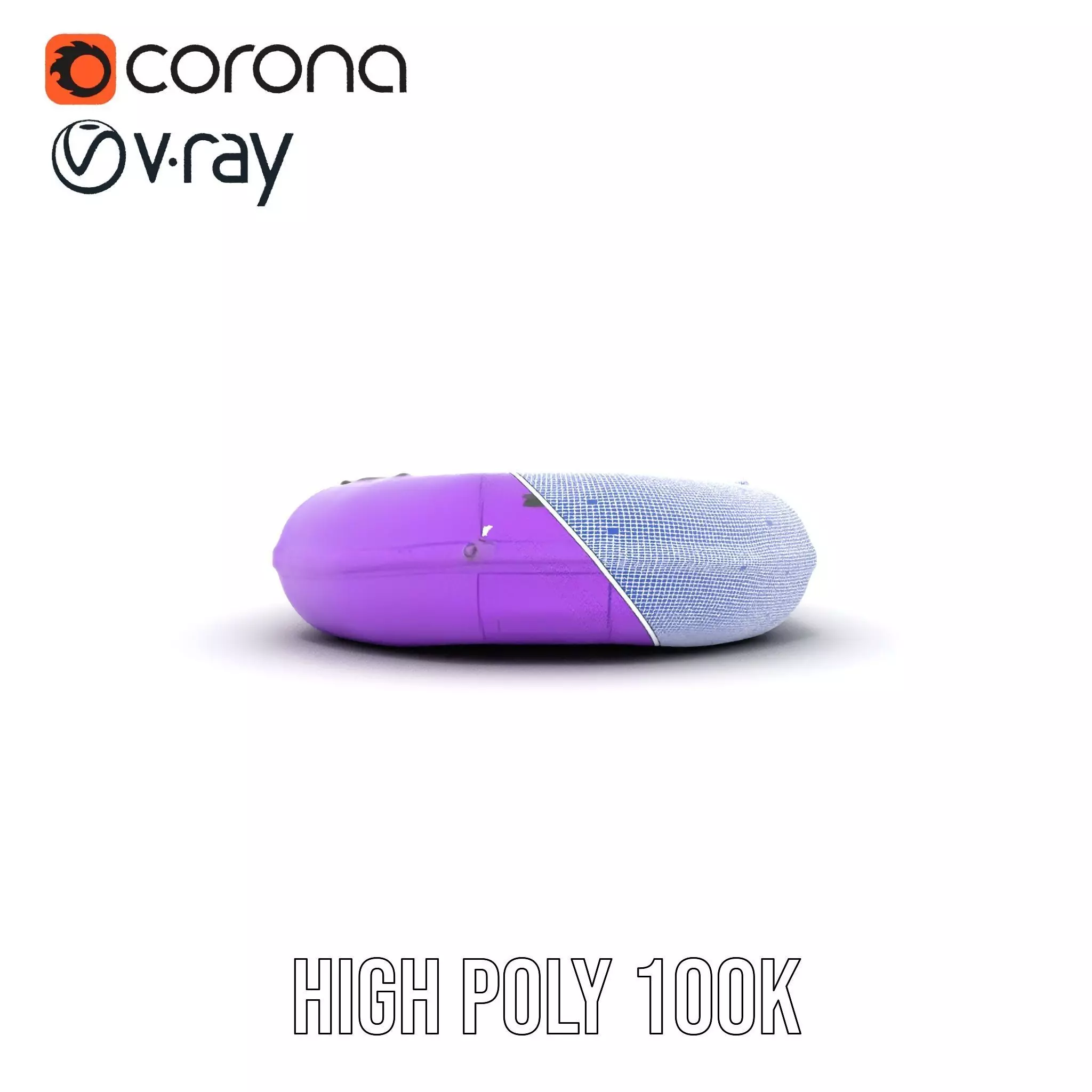 Vibrant Purple Raft model pack Low-poly 3D model_33