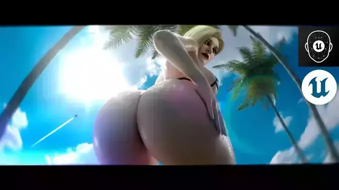 Jully - Game Ready Realistic Character Beach Girl Bikini Club