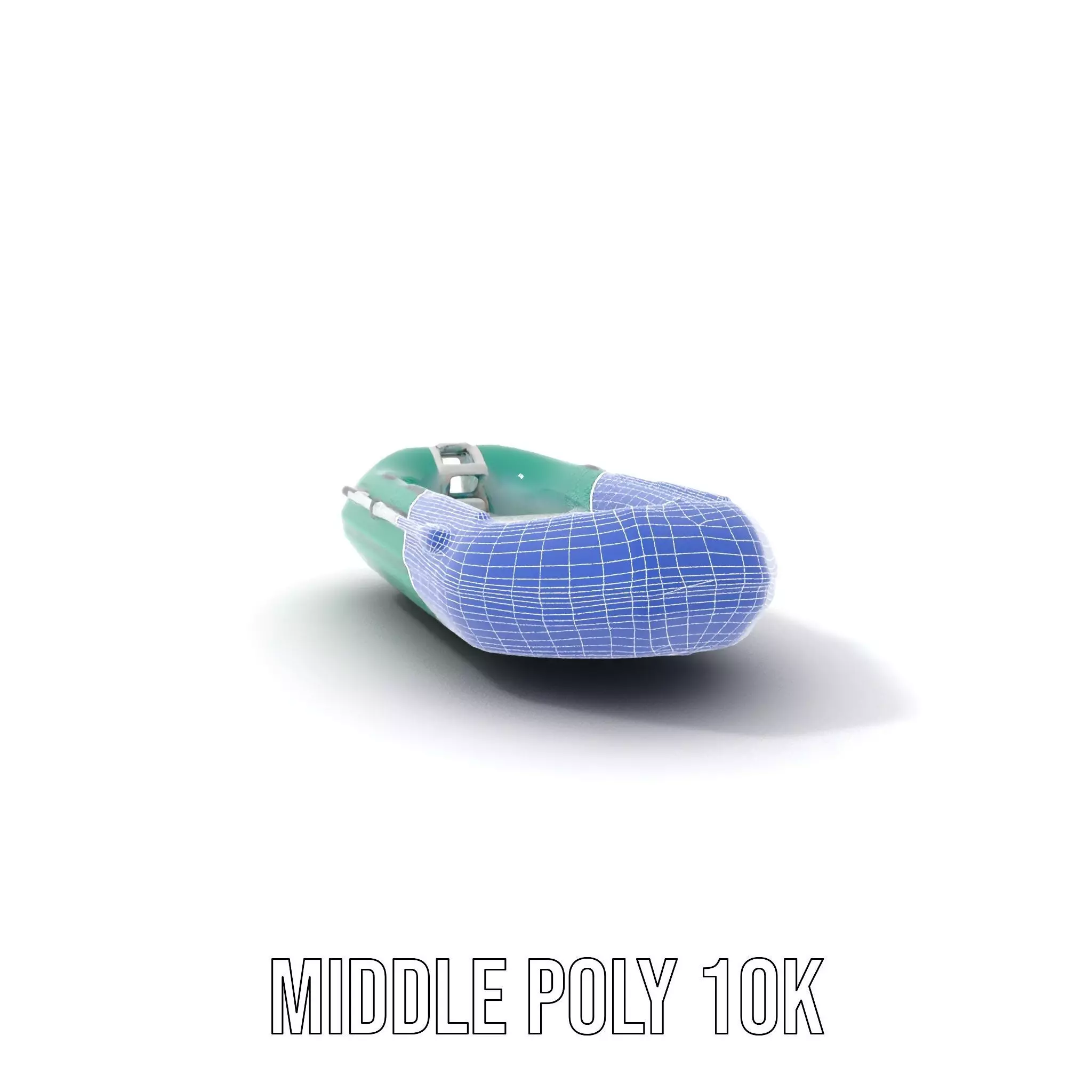 Emerald Inflatable Boat model pack Low-poly 3D model_18