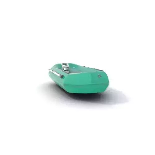 Emerald Inflatable Boat model pack Low-poly 3D model