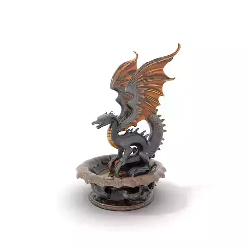 Majestic Dragon Fountain model pack