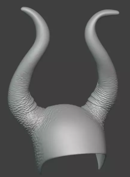 Maleficent Horns Headpiece Halloween and Cosplay 3D print model_2