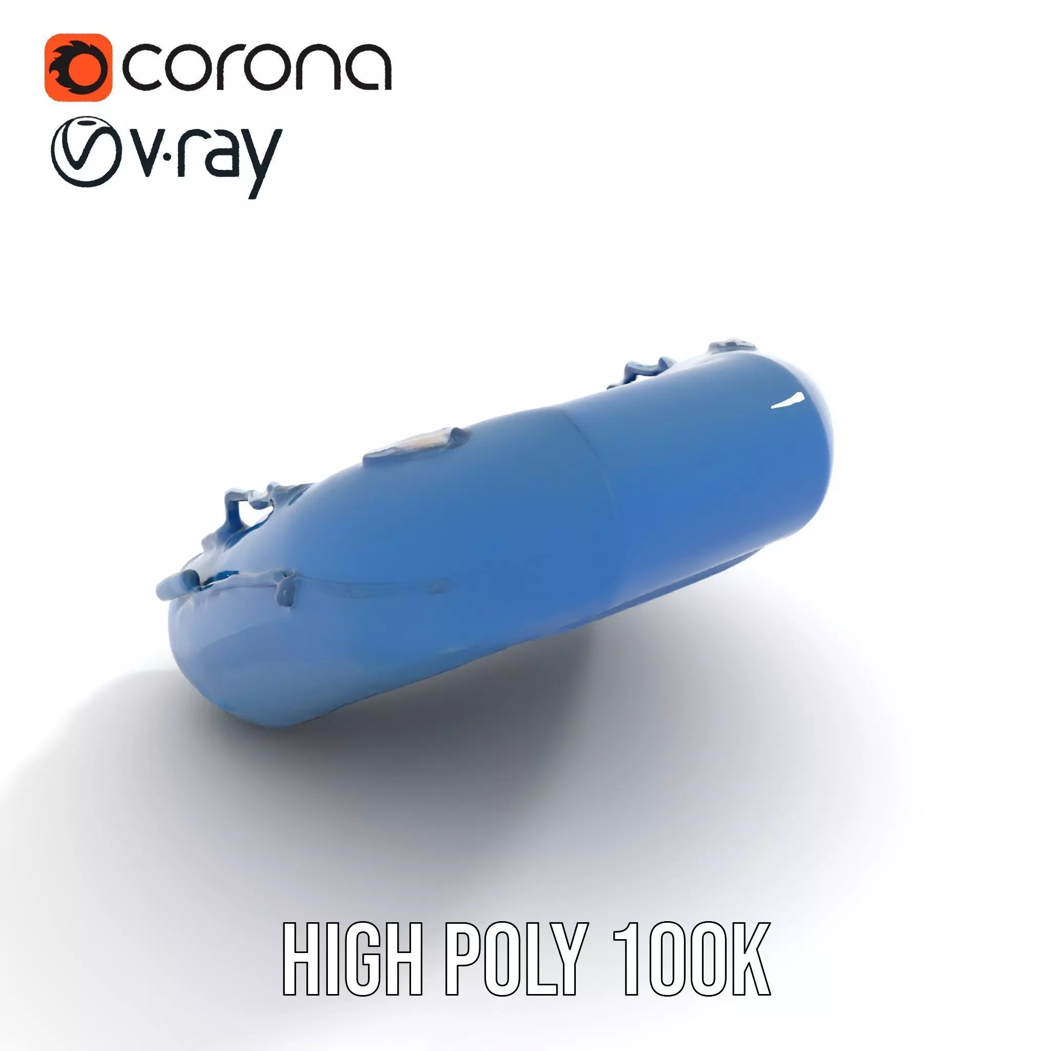 Navy Inflatable Boat model pack Low-poly 3D model_15