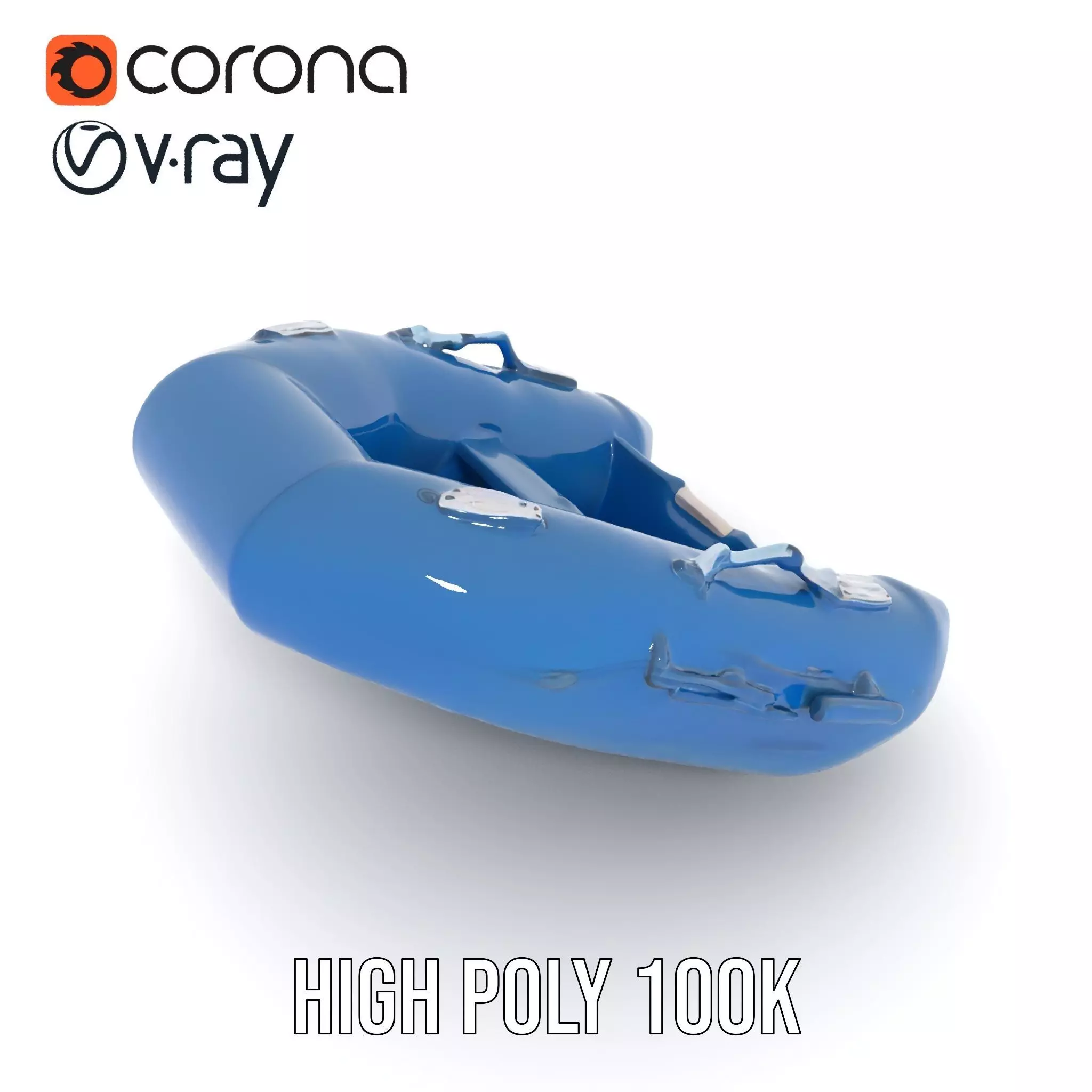 Navy Inflatable Boat model pack Low-poly 3D model_25