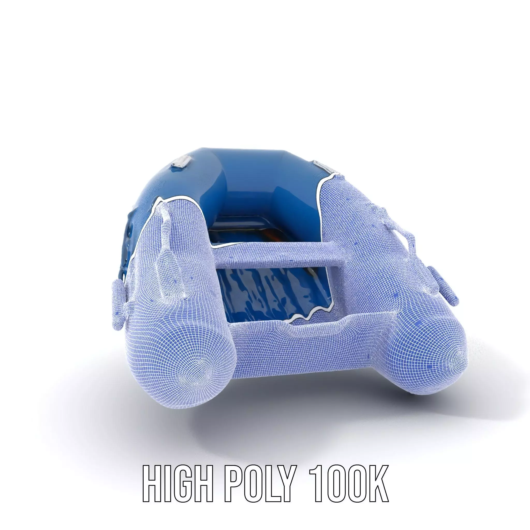 Navy Inflatable Boat model pack Low-poly 3D model_4