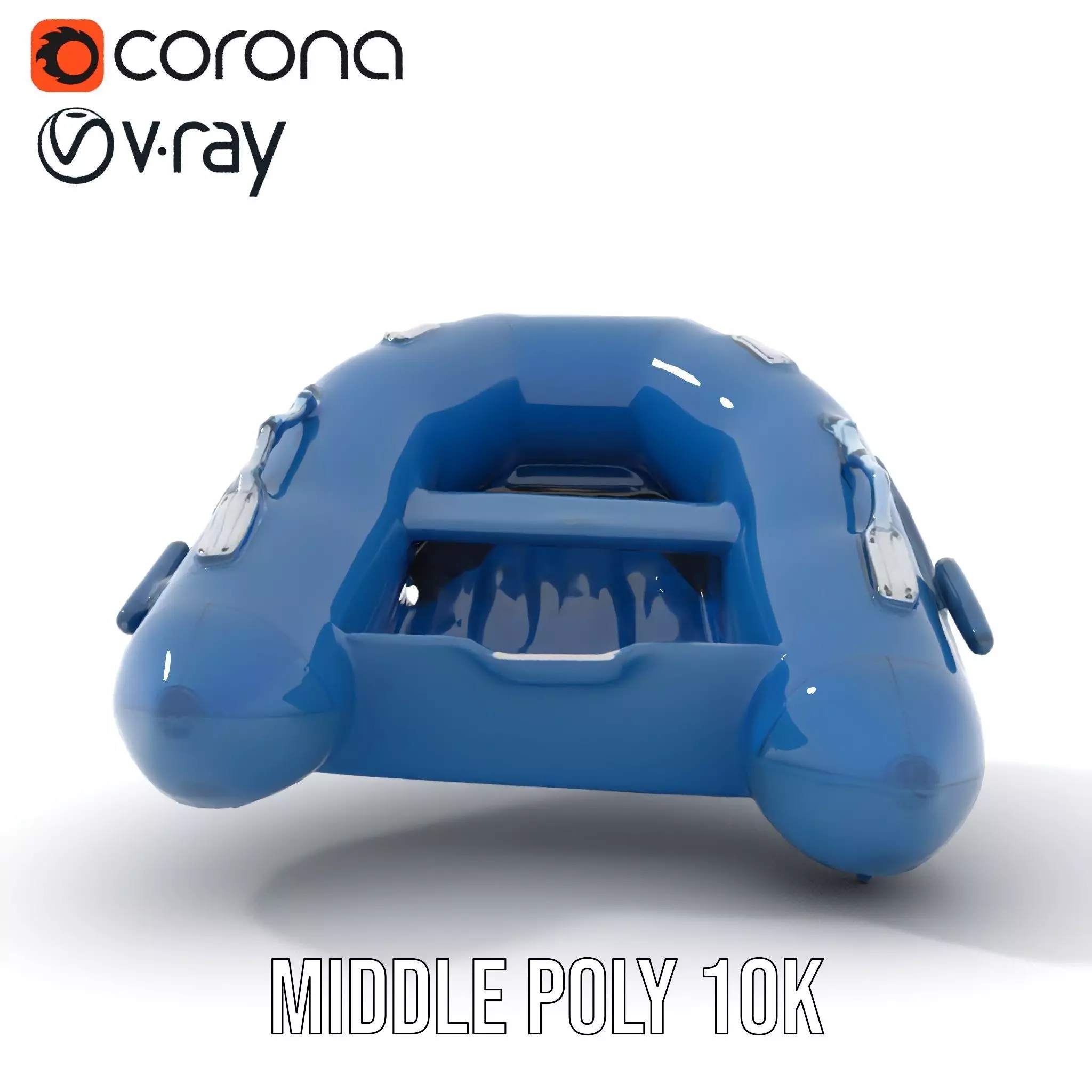 Navy Inflatable Boat model pack Low-poly 3D model_23