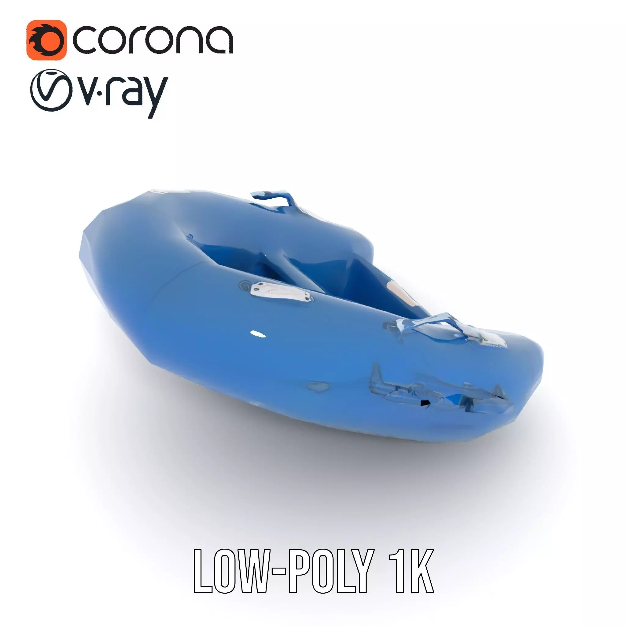 Navy Inflatable Boat model pack Low-poly 3D model_12