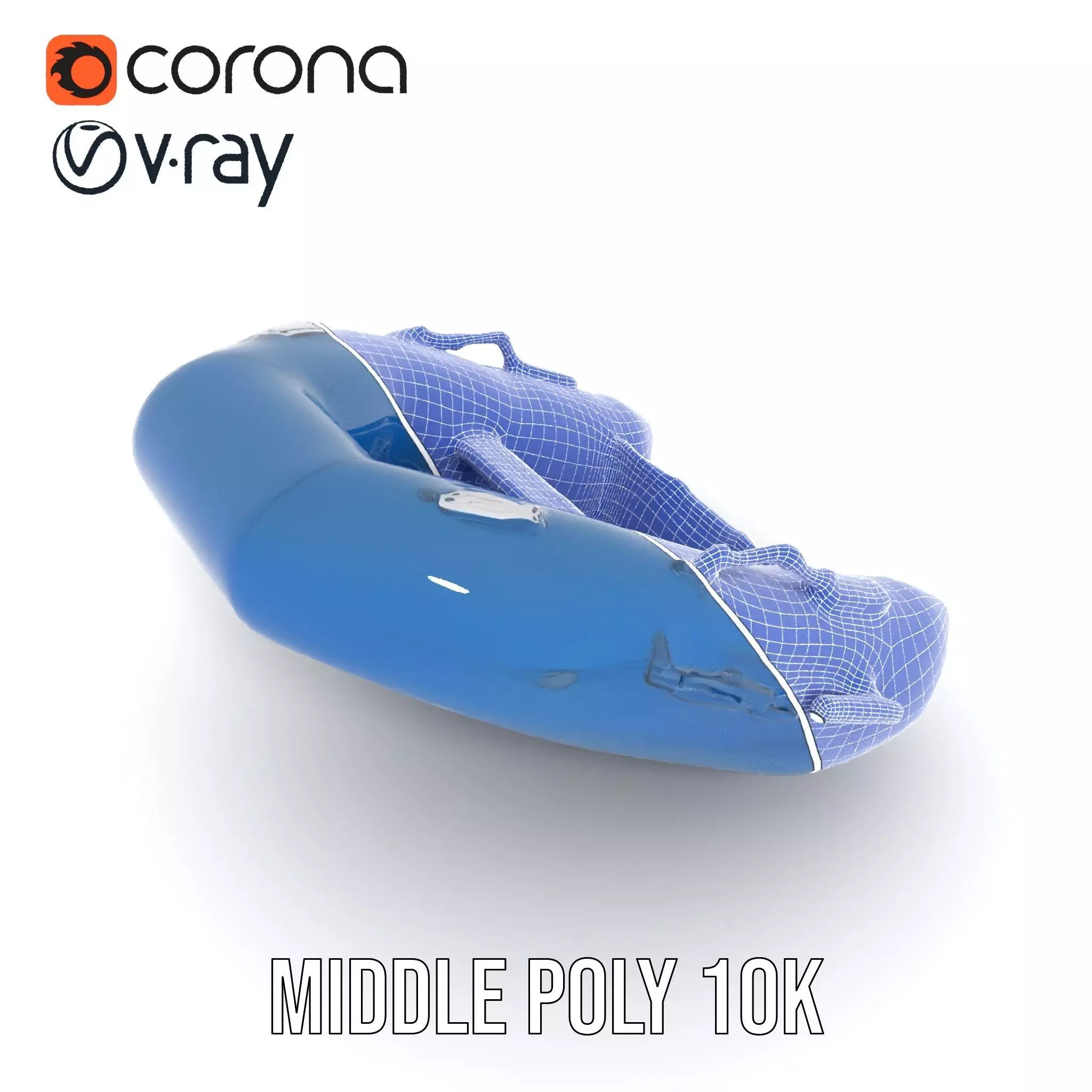 Navy Inflatable Boat model pack Low-poly 3D model_11