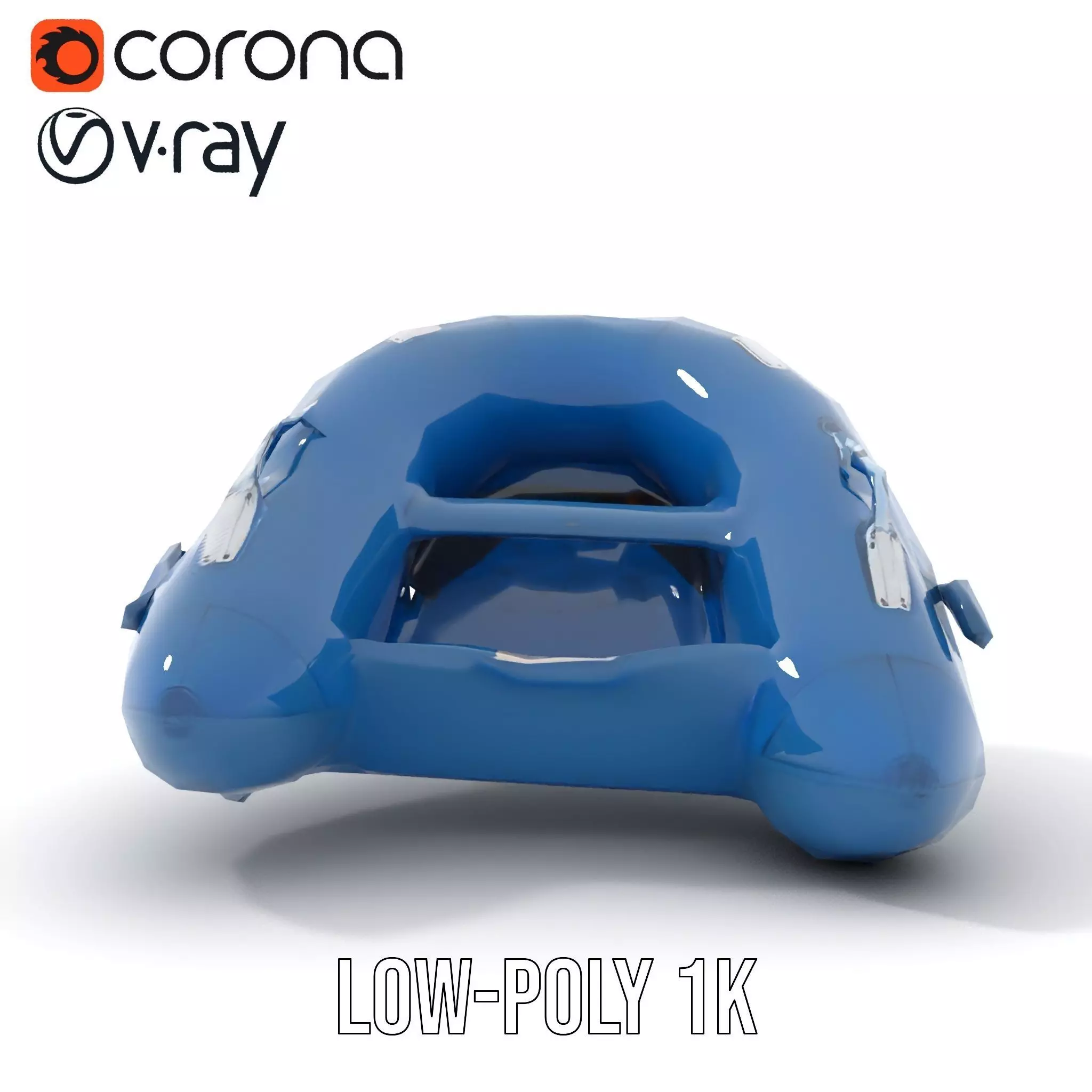 Navy Inflatable Boat model pack Low-poly 3D model_9