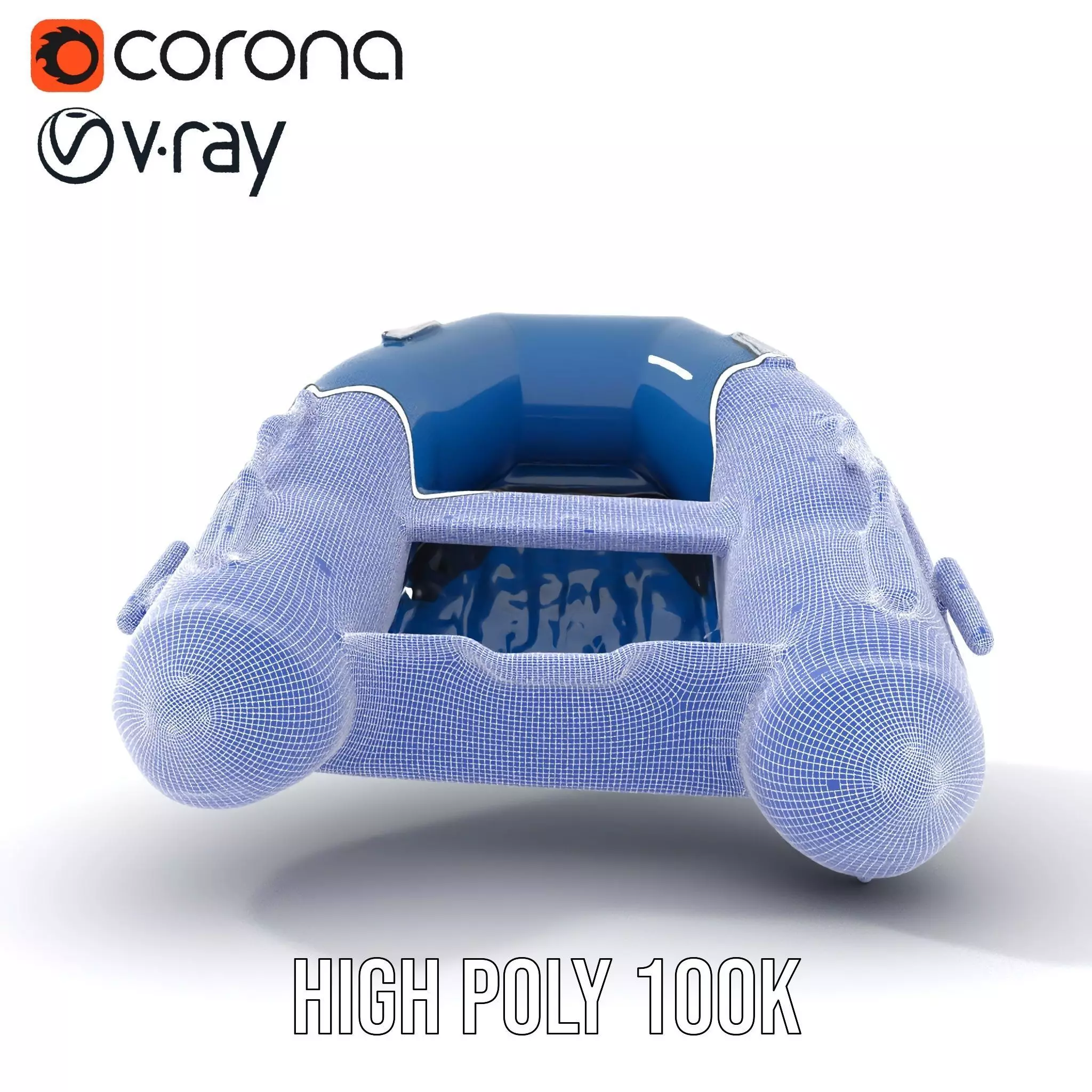 Navy Inflatable Boat model pack Low-poly 3D model_33