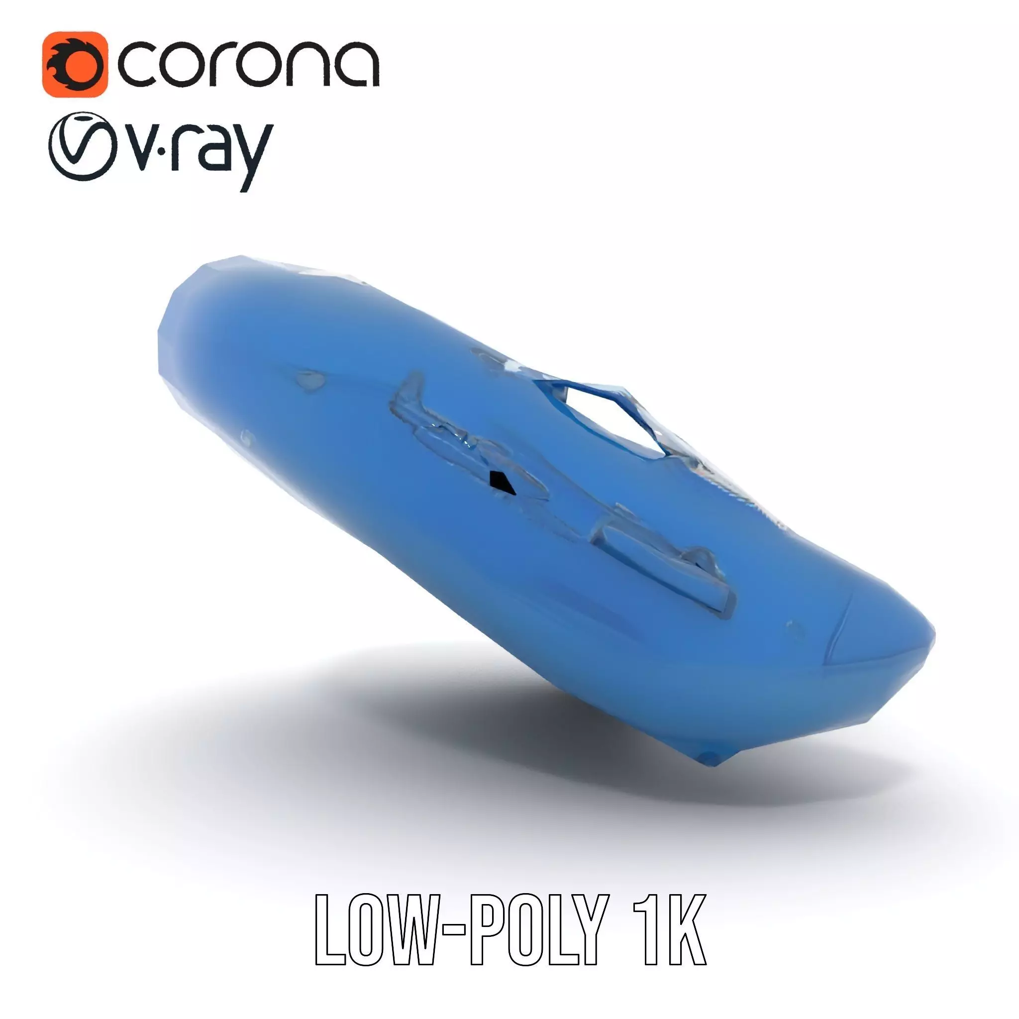 Navy Inflatable Boat model pack Low-poly 3D model_17