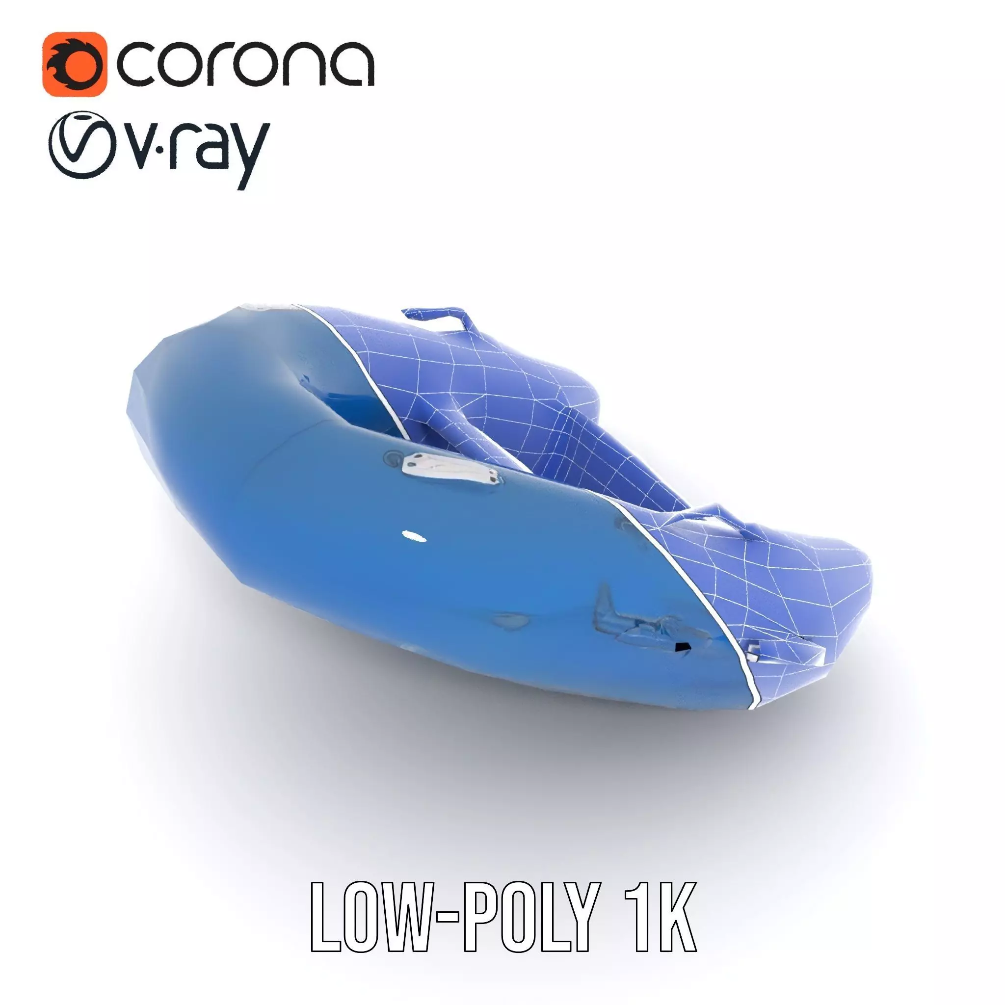 Navy Inflatable Boat model pack Low-poly 3D model_20
