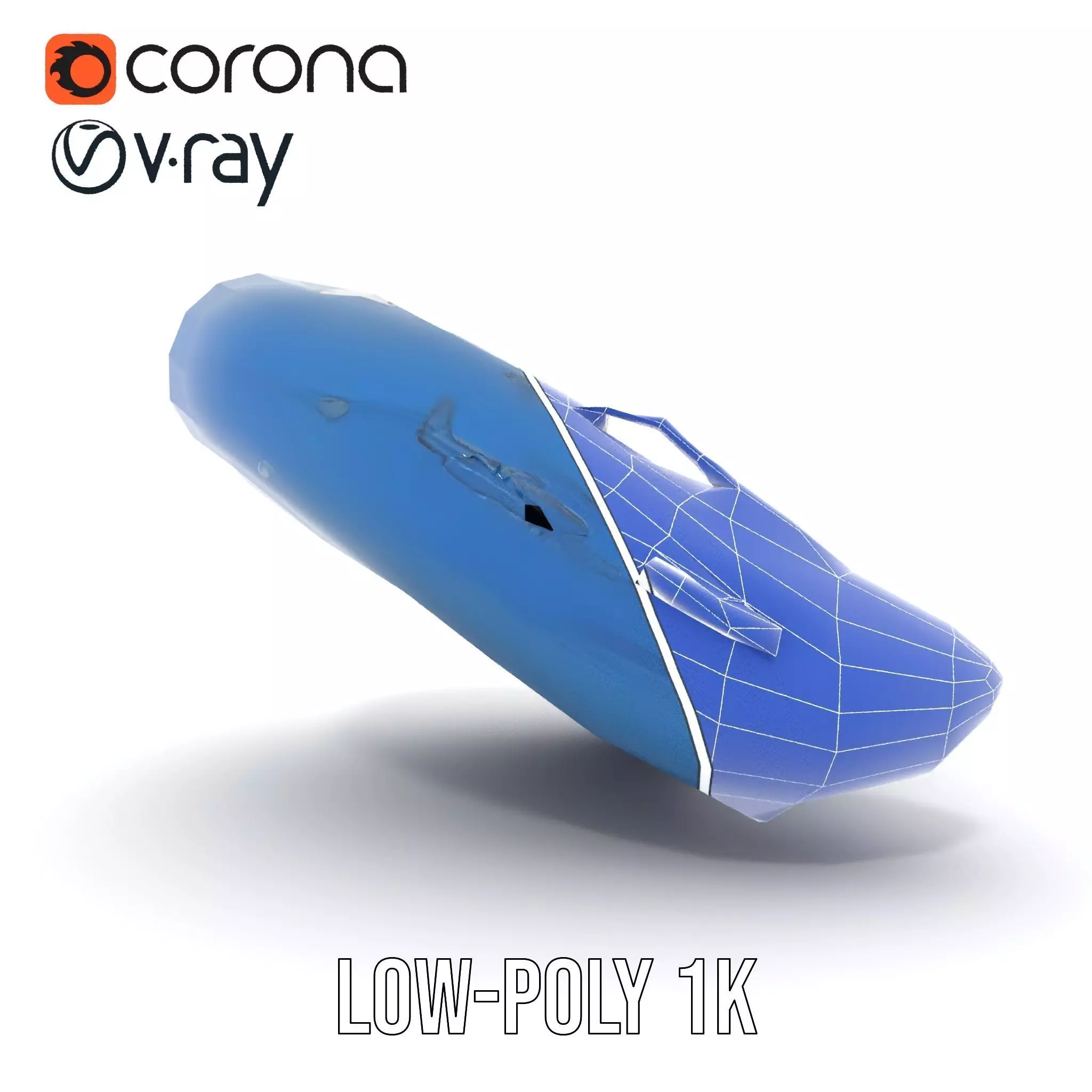 Navy Inflatable Boat model pack Low-poly 3D model_30