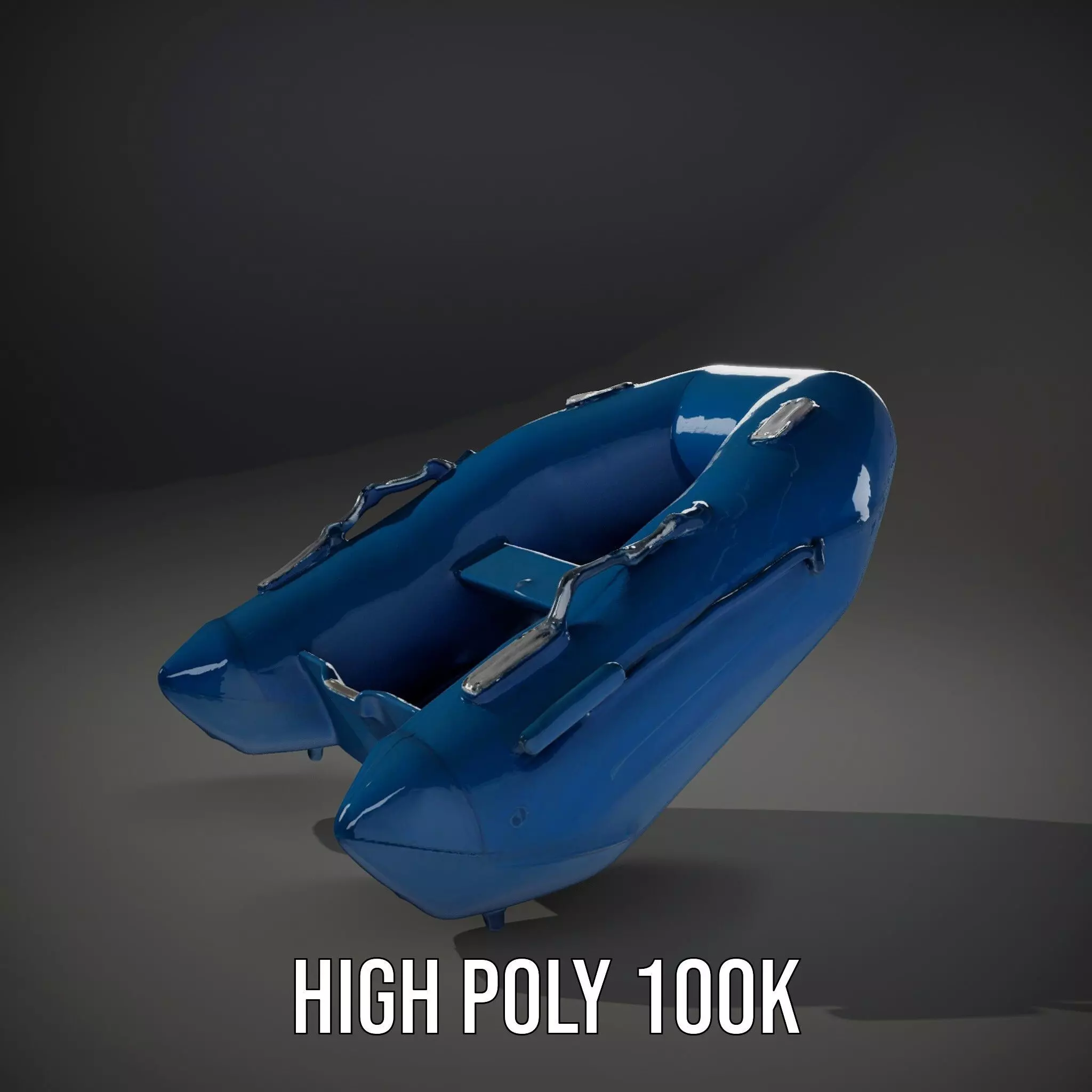 Navy Inflatable Boat model pack Low-poly 3D model_8