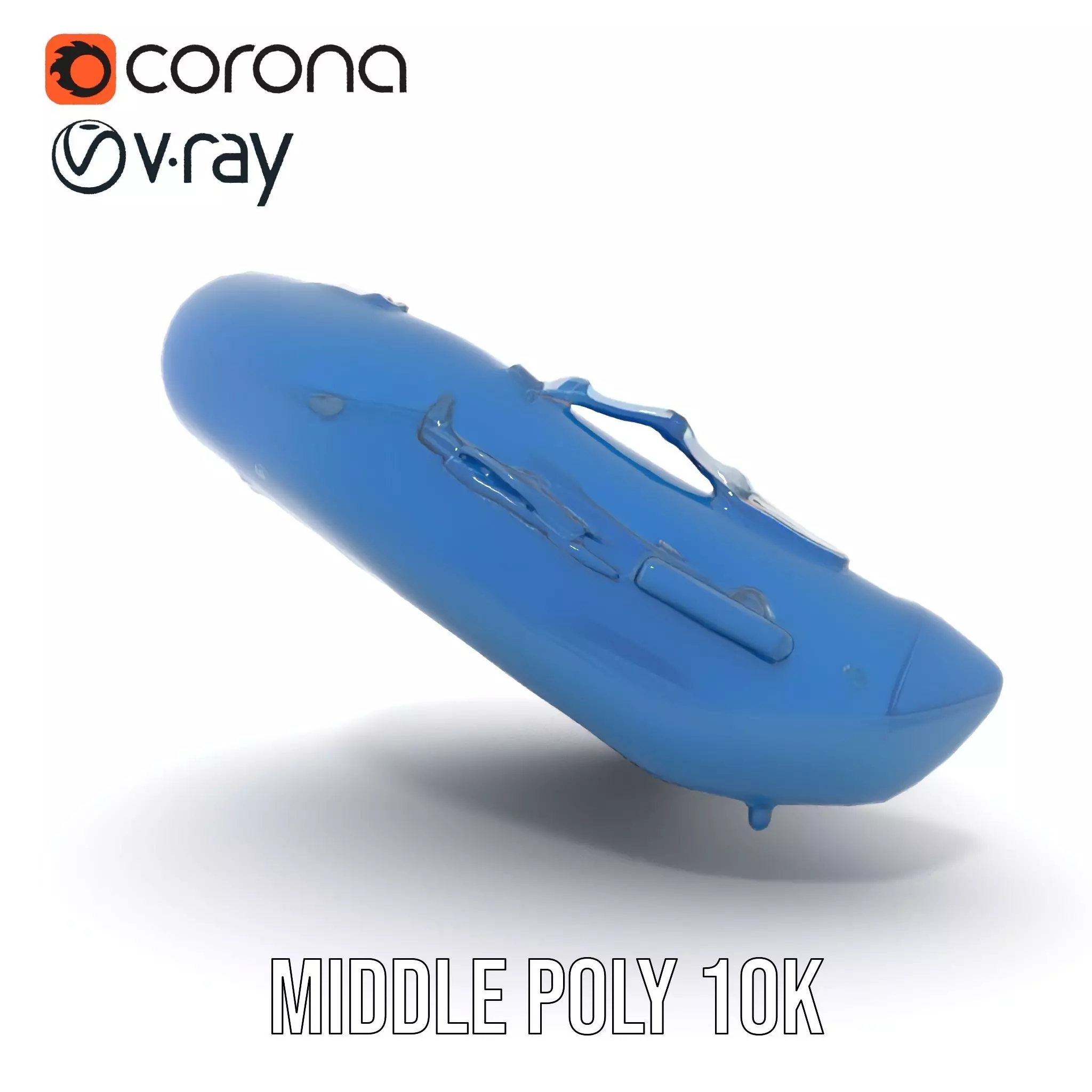 Navy Inflatable Boat model pack Low-poly 3D model_16