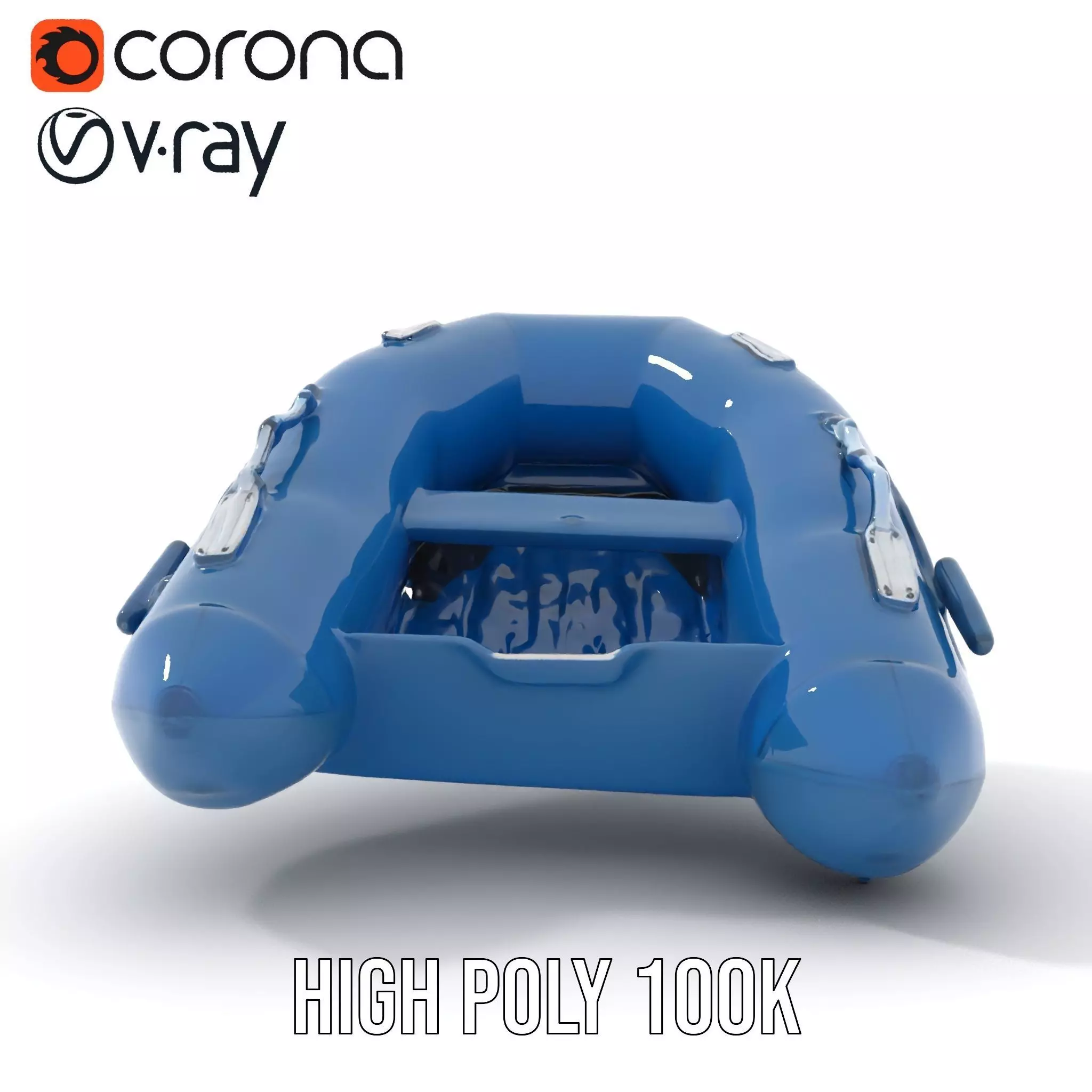 Navy Inflatable Boat model pack Low-poly 3D model_18