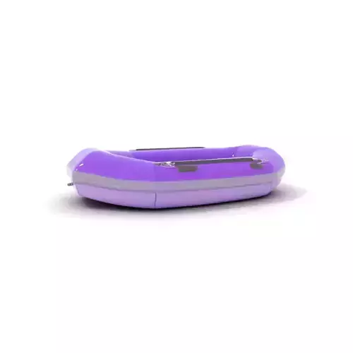 Vibrant Purple Raft model pack Low-poly 3D model