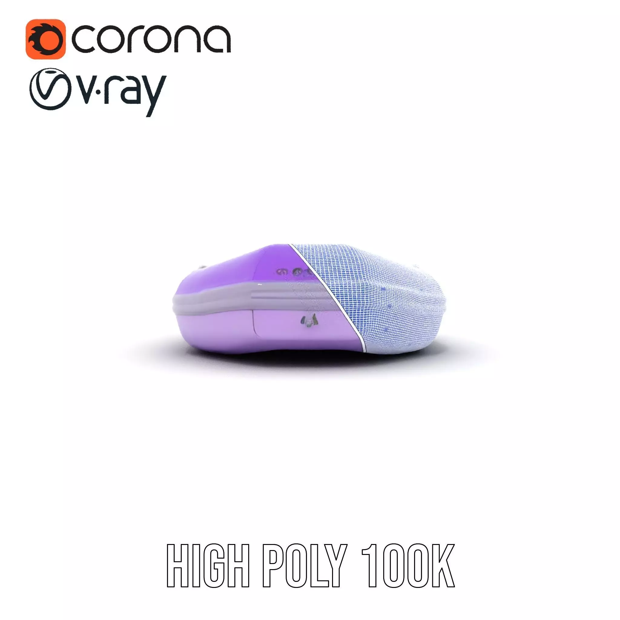 Vibrant Purple Raft model pack Low-poly 3D model_34