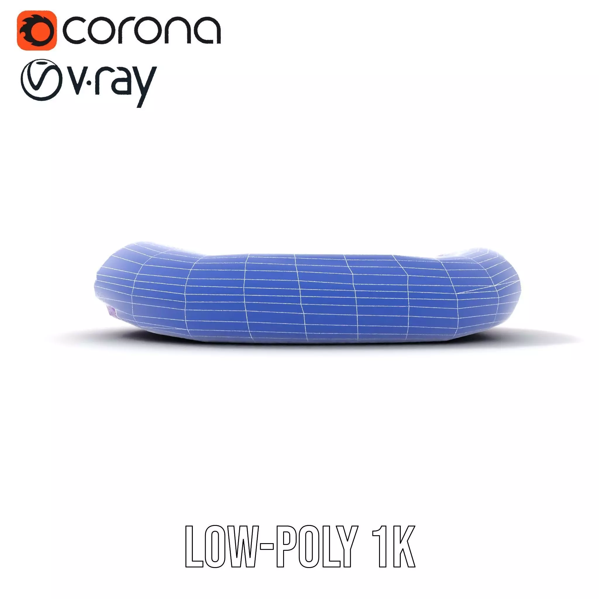 Vibrant Purple Raft model pack Low-poly 3D model_31