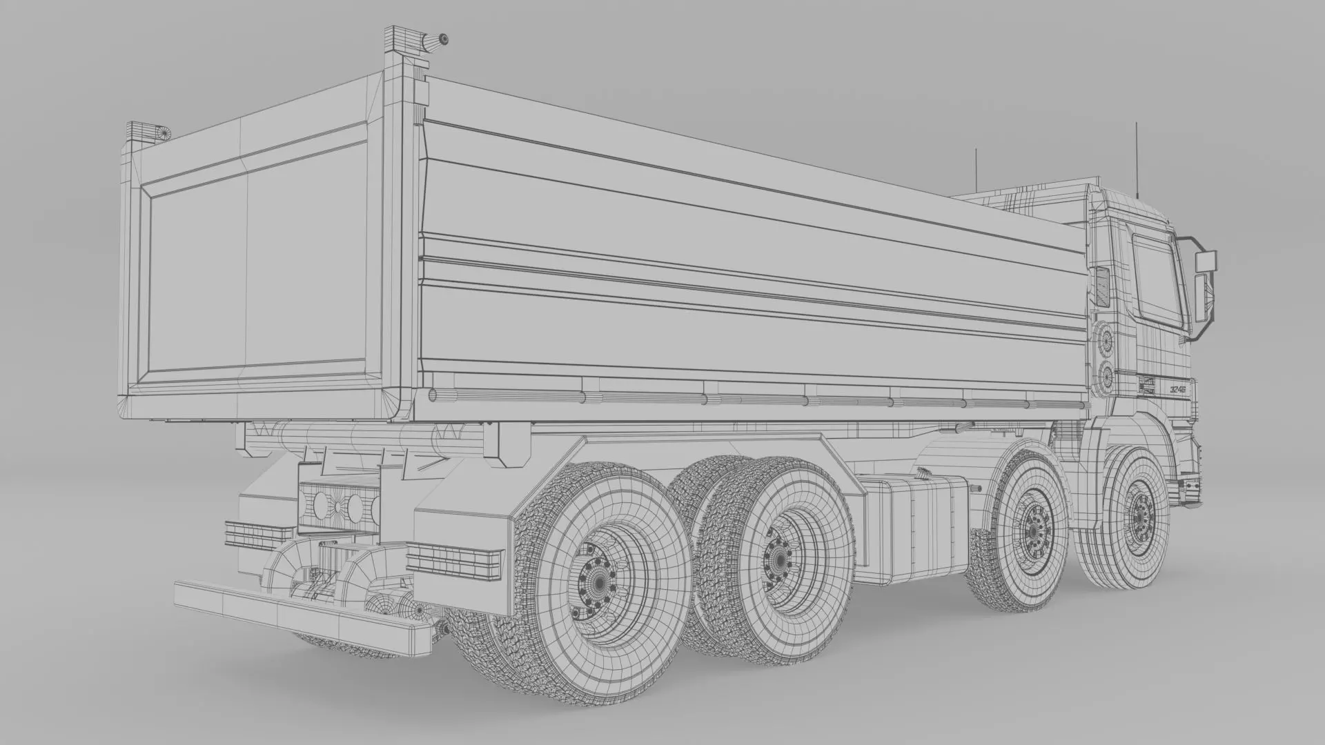 MERCEDES-BENZ ACTROS 3246 C9792 3D model_22