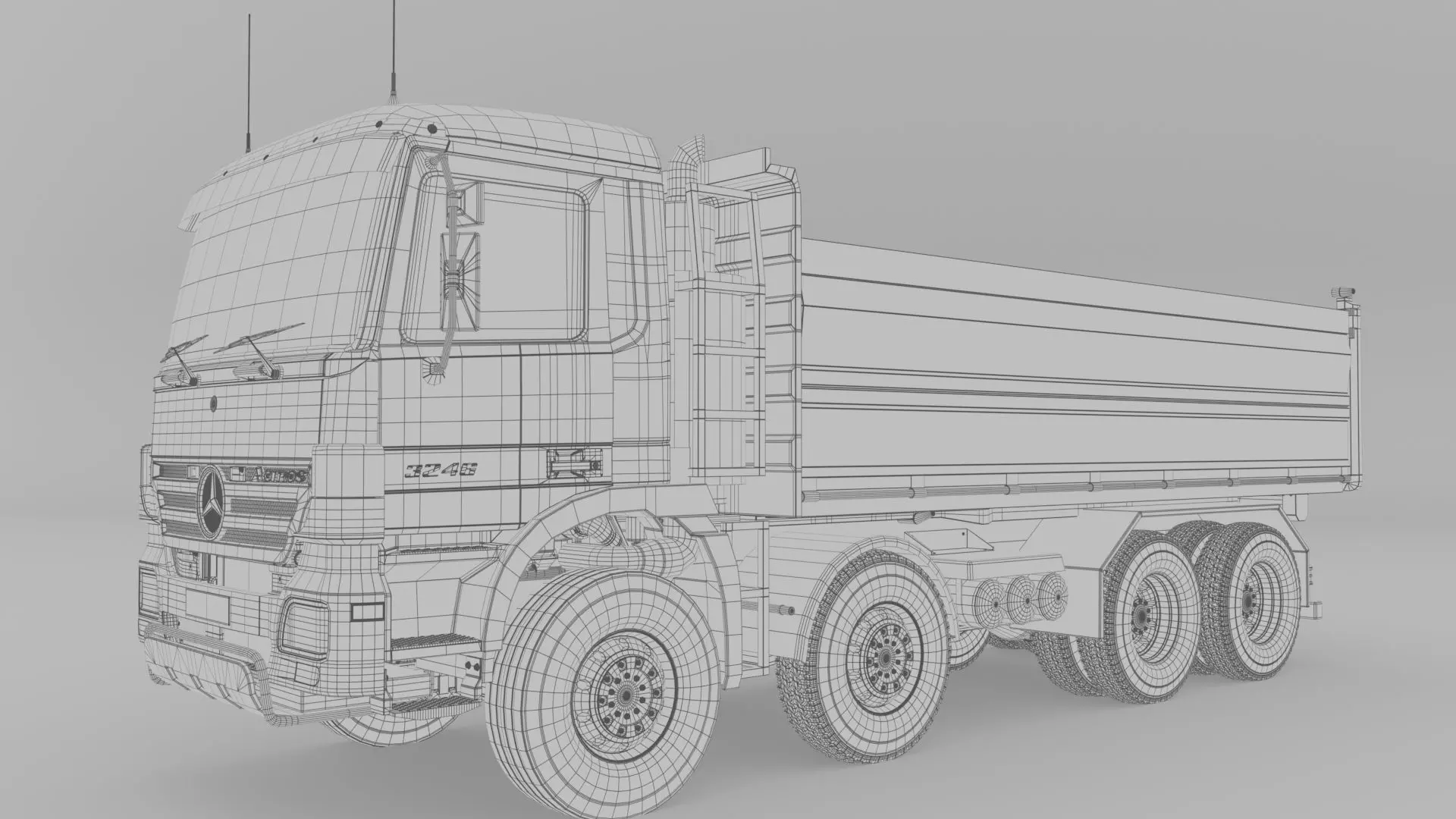 MERCEDES-BENZ ACTROS 3246 C9792 3D model_14