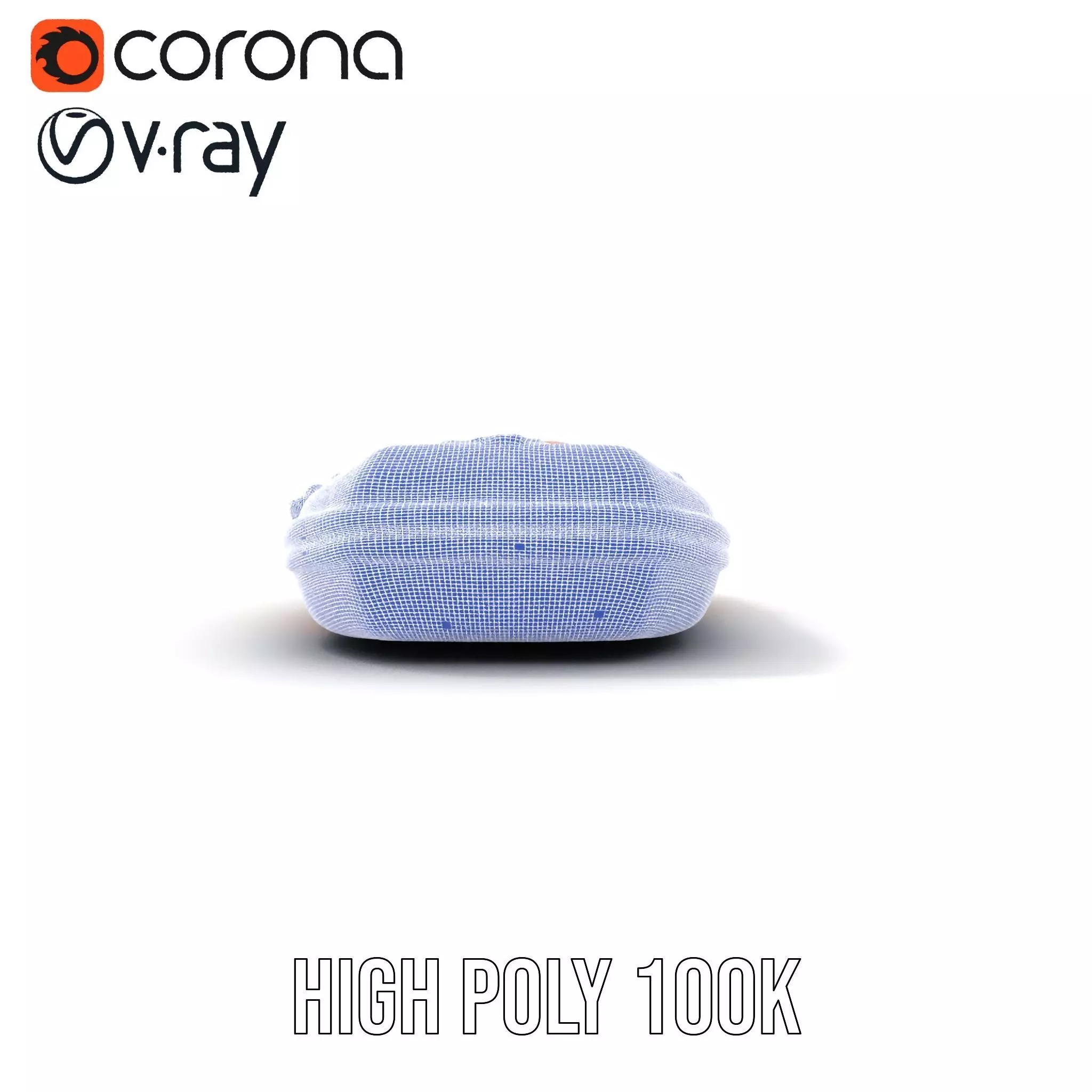 Orange Inflatable Raft model pack Low-poly 3D model_34