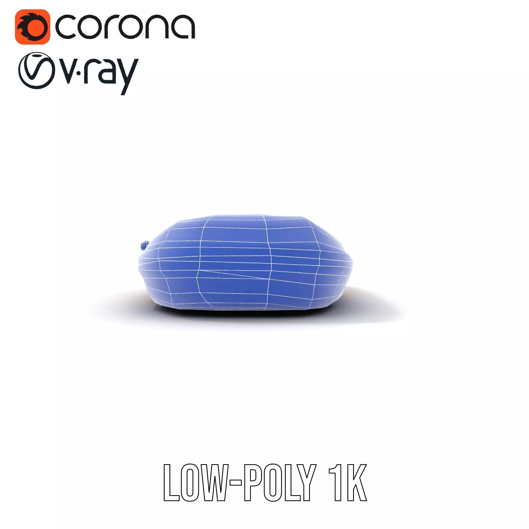 Orange Inflatable Raft model pack Low-poly 3D model_23