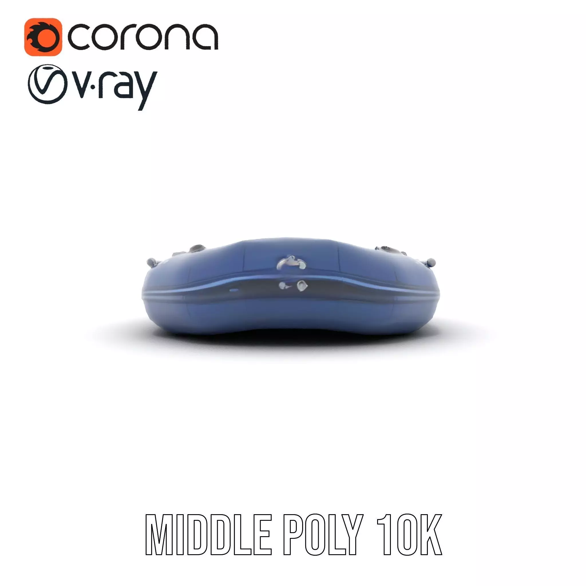 Navy Rubber Boat model pack Low-poly 3D model_15