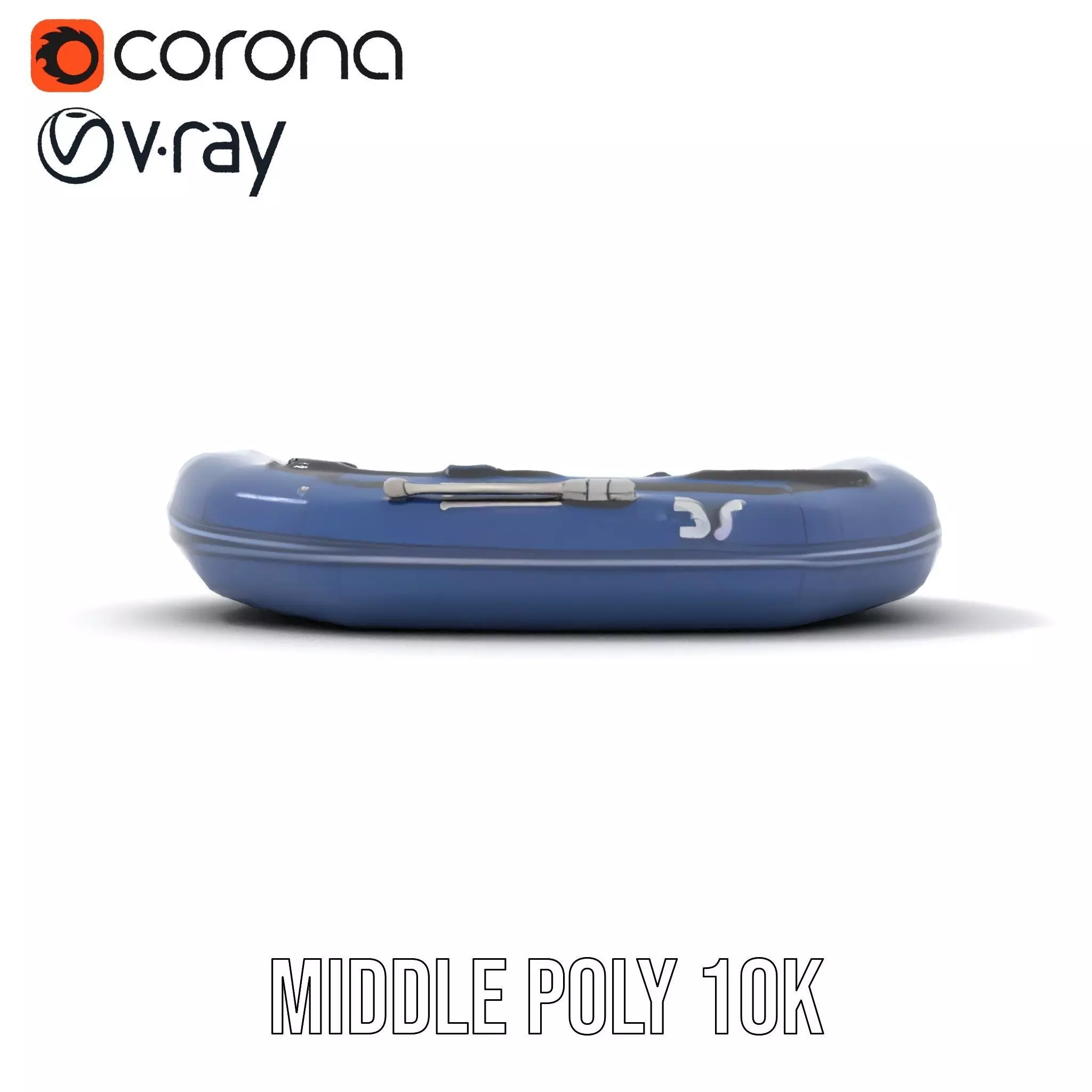 Navy Rubber Boat model pack Low-poly 3D model_18