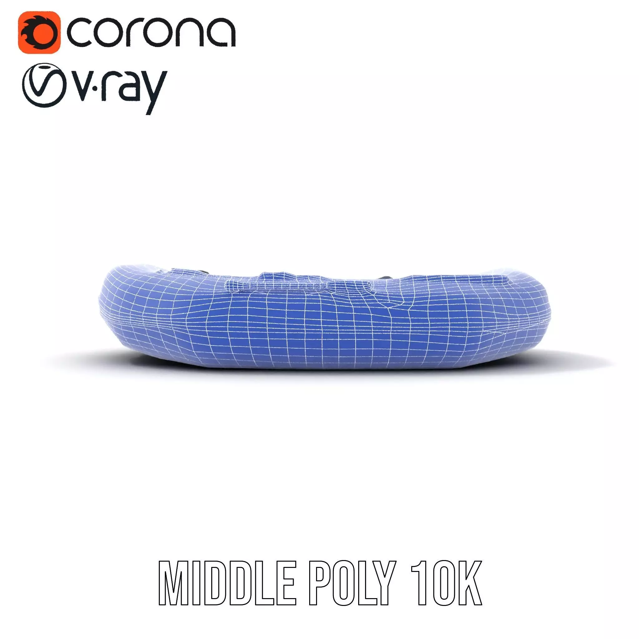 Navy Rubber Boat model pack Low-poly 3D model_24