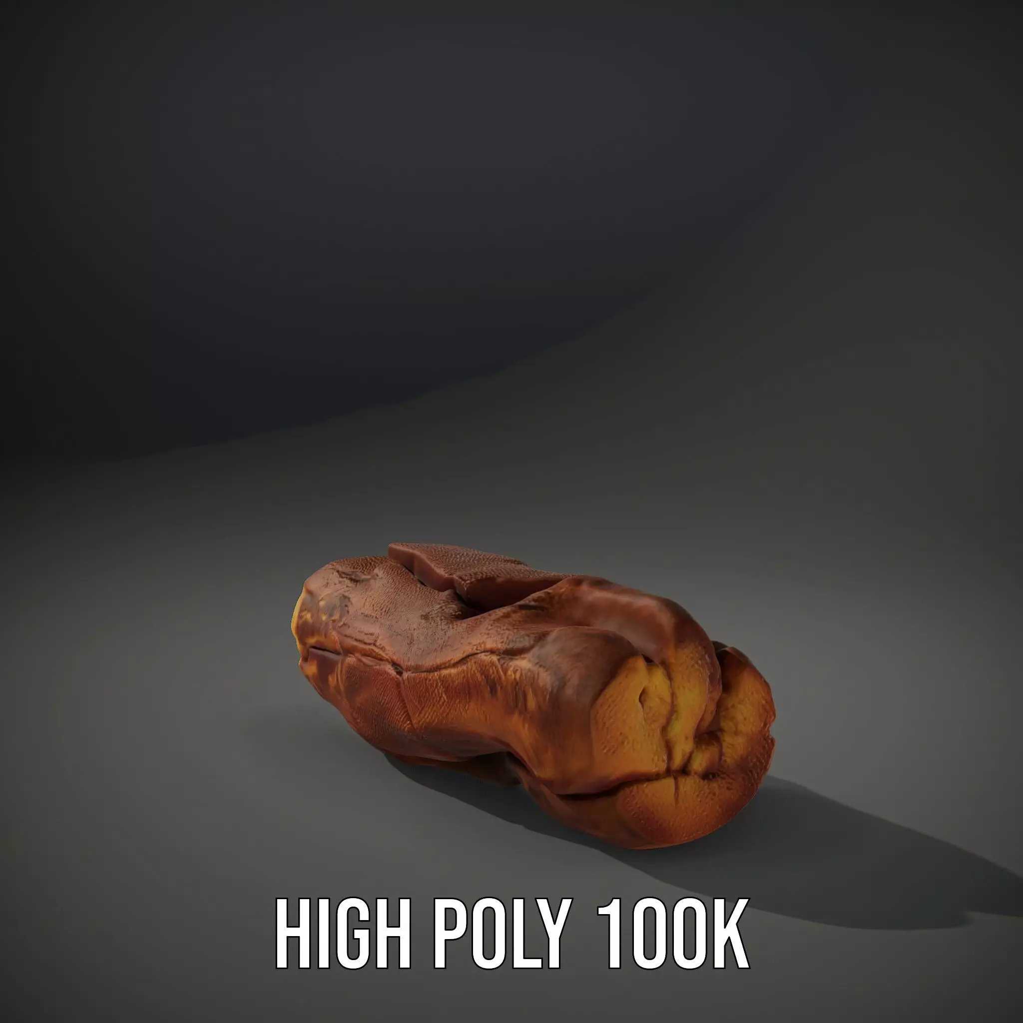 Crispy Baguette model pack Low-poly 3D model_8