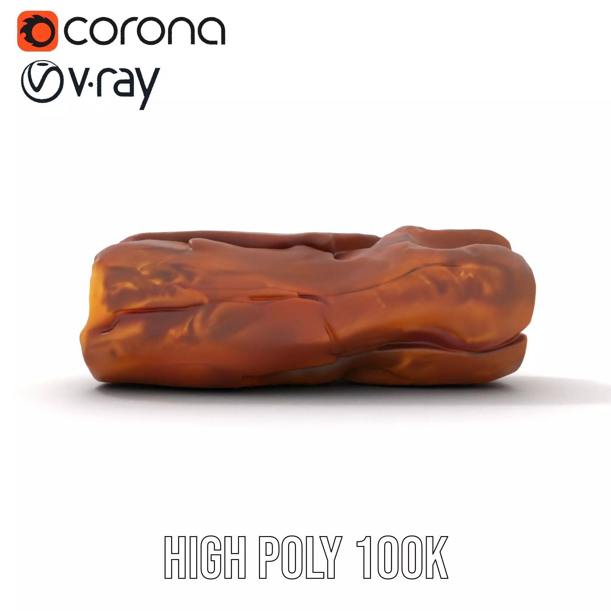 Crispy Baguette model pack Low-poly 3D model_26