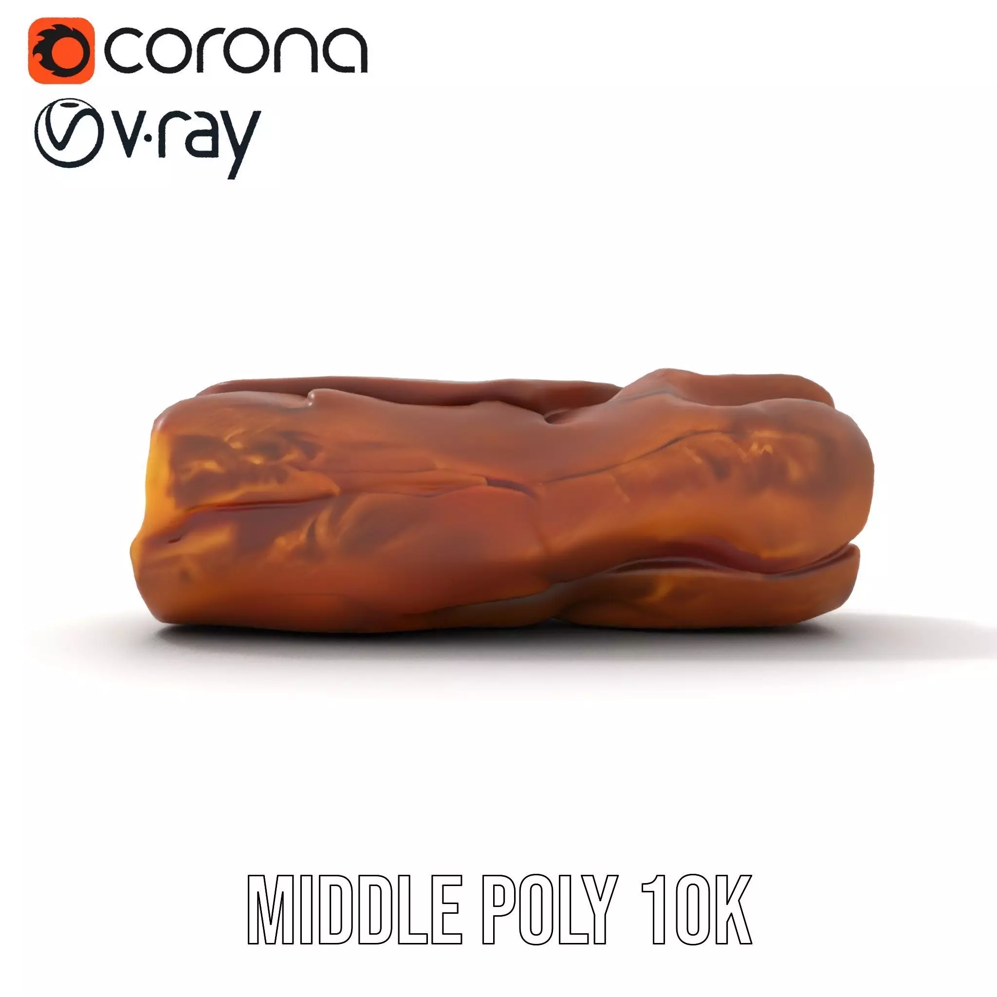 Crispy Baguette model pack Low-poly 3D model_24