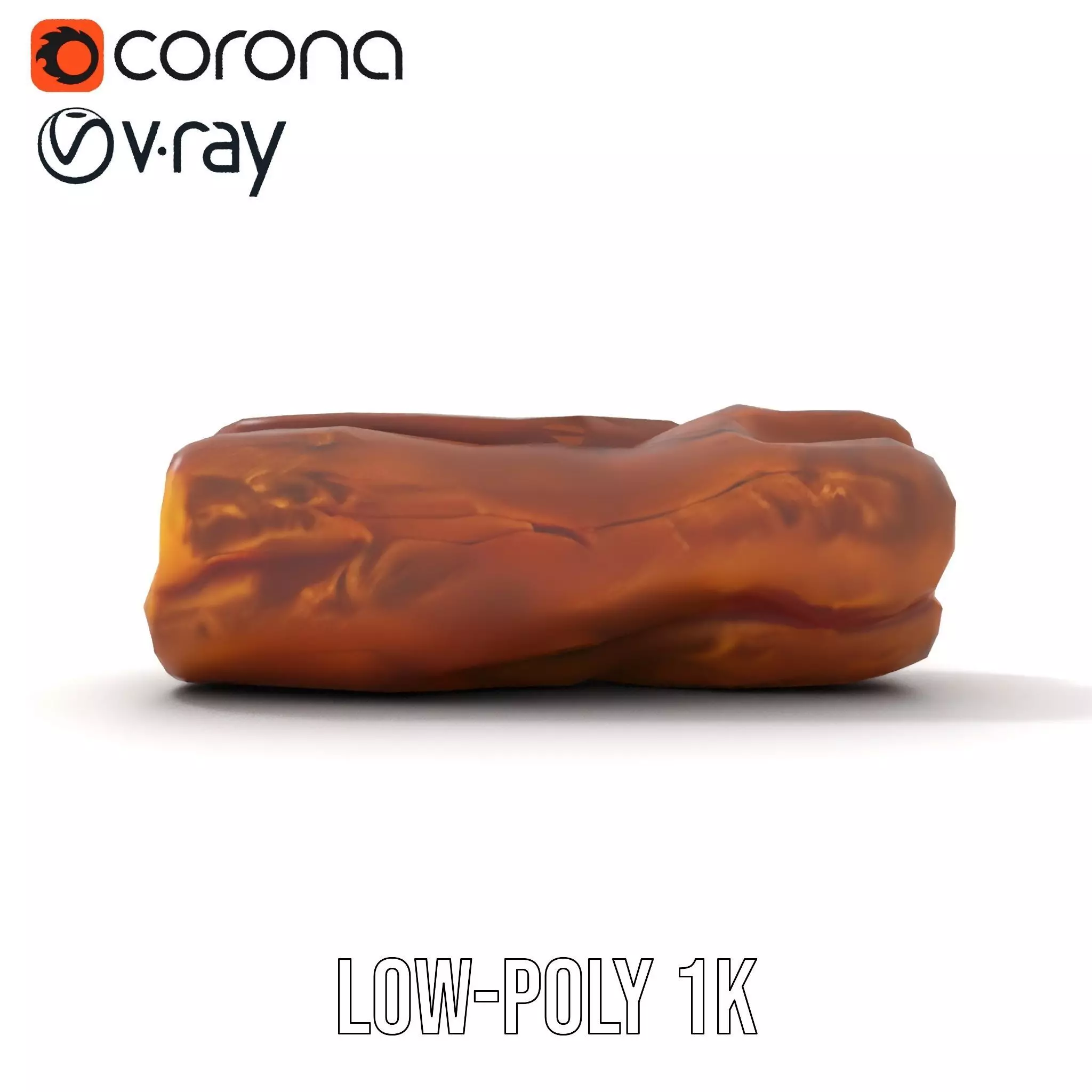 Crispy Baguette model pack Low-poly 3D model_31