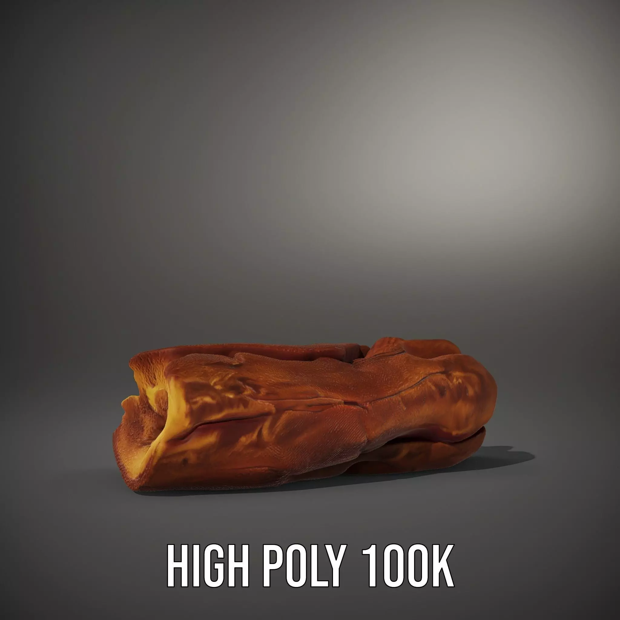 Crispy Baguette model pack Low-poly 3D model_10