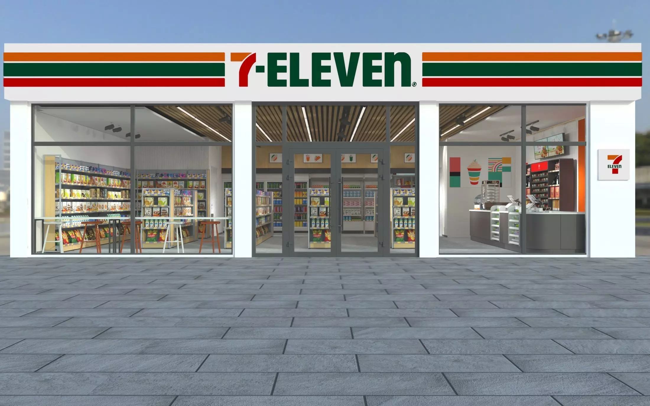 Convenience Store 3D model_0