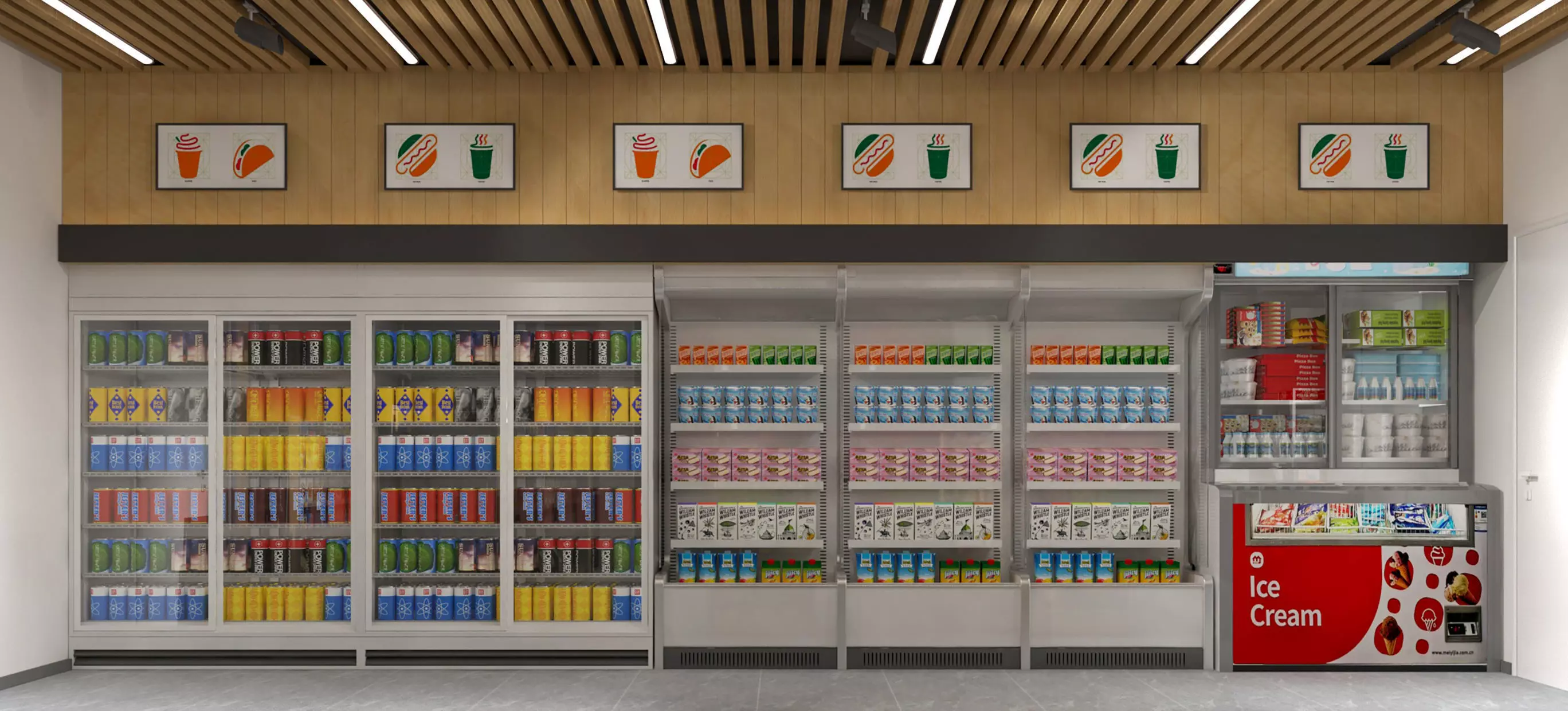 Convenience Store 3D model_4