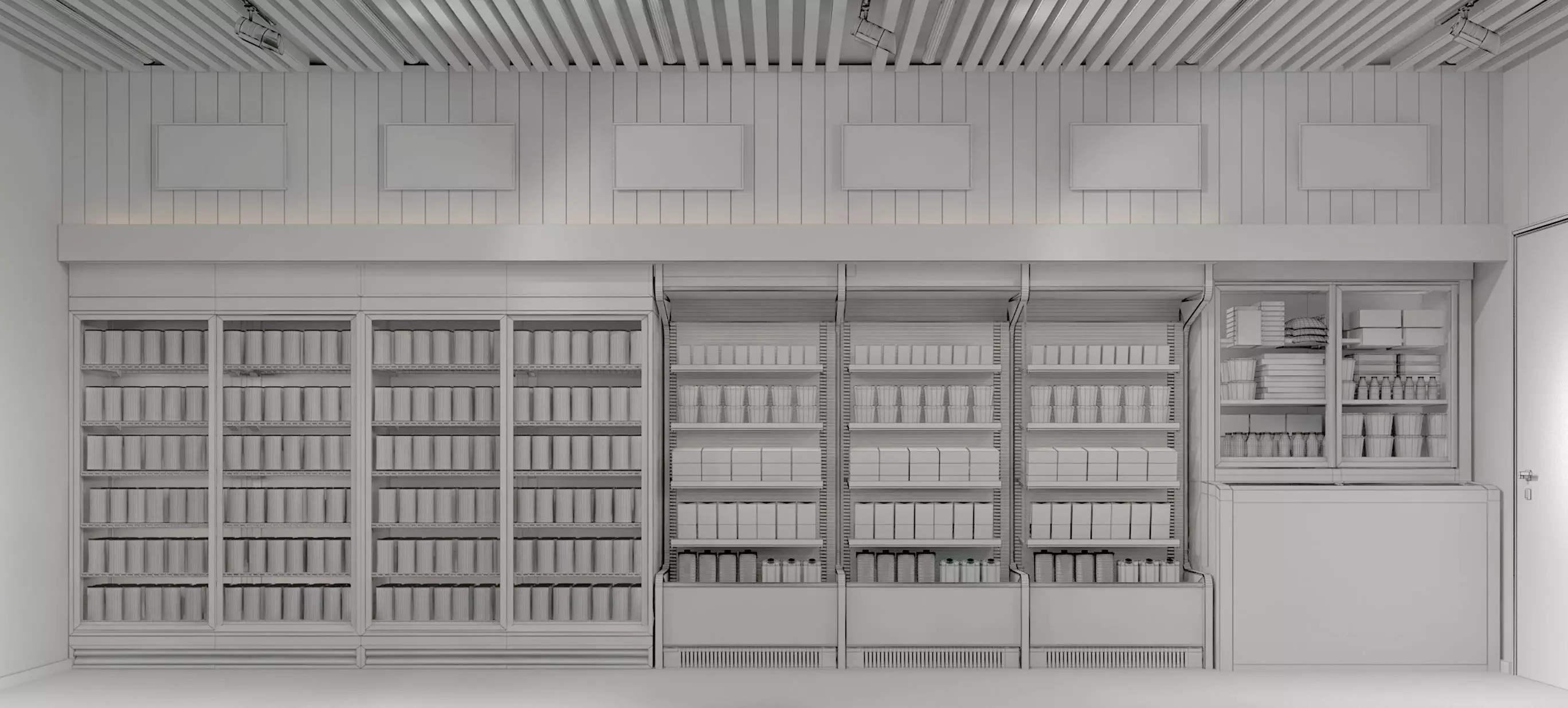 Convenience Store 3D model_5