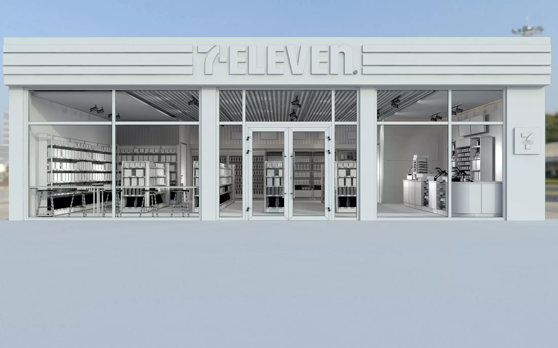 Convenience Store 3D model_9