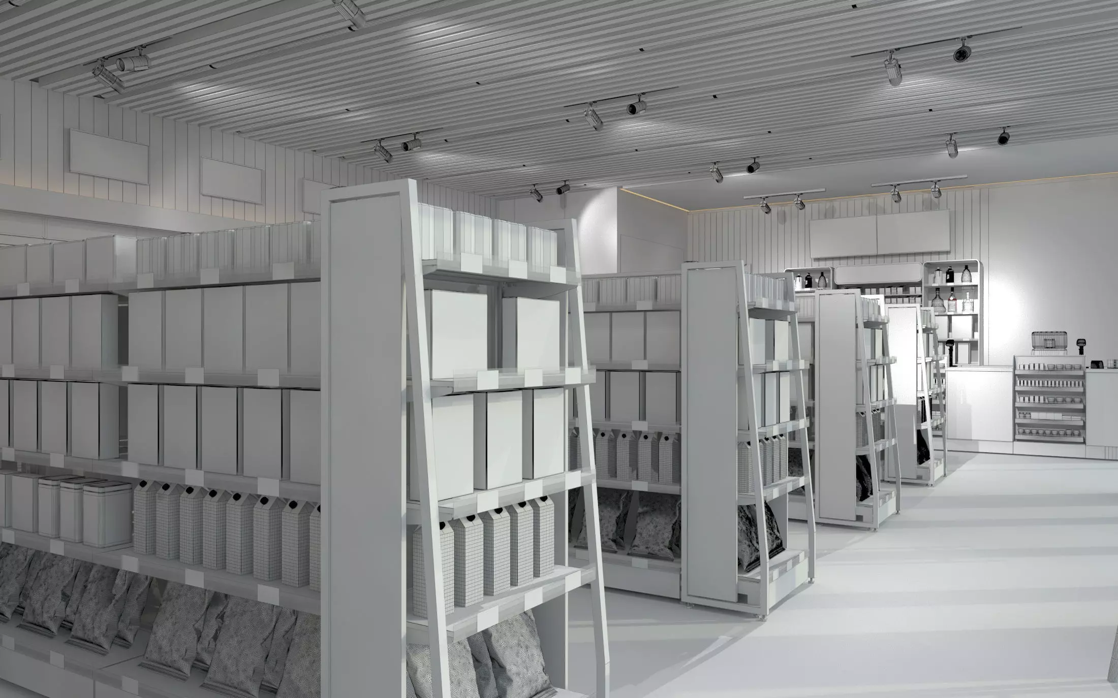 Convenience Store 3D model_6