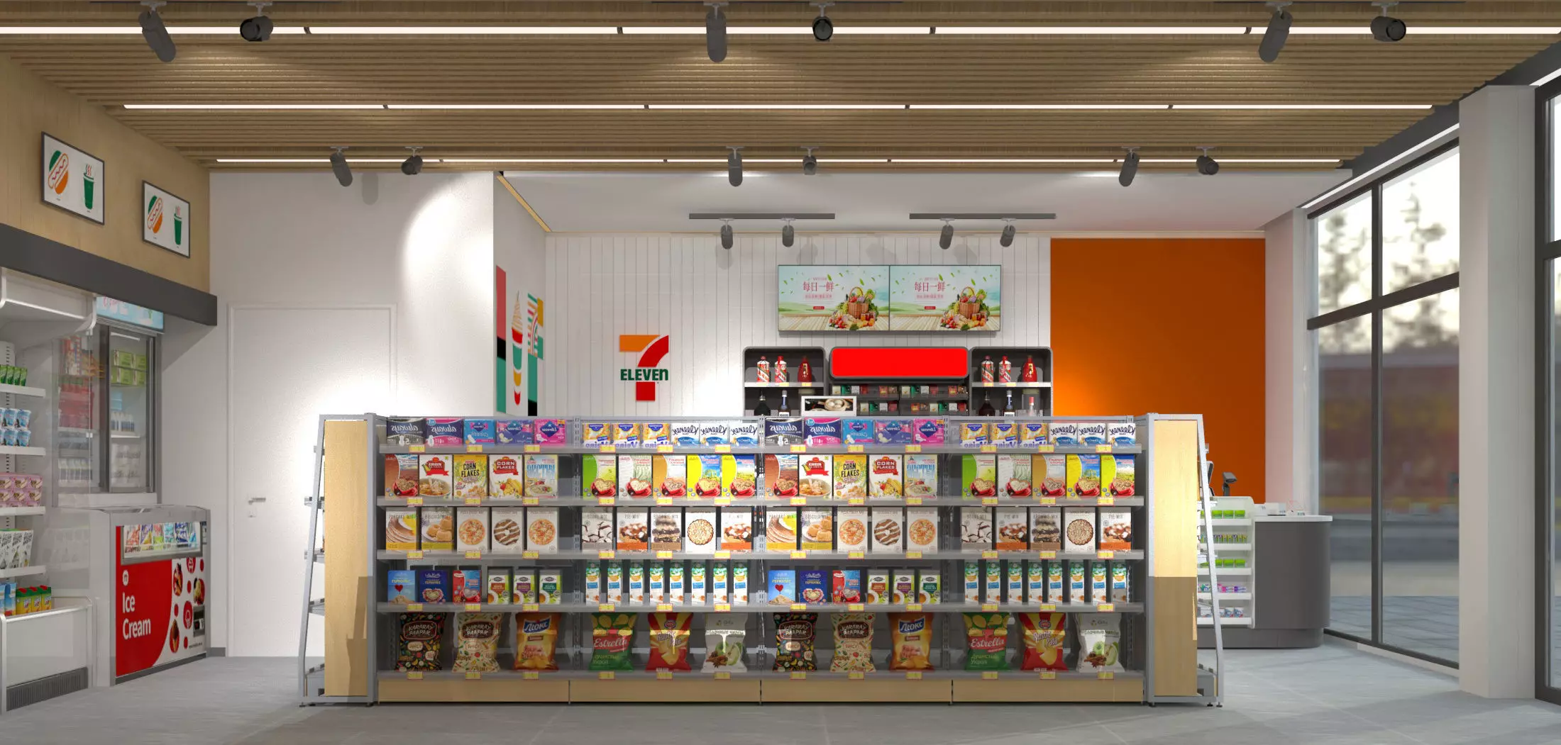 Convenience Store 3D model_3