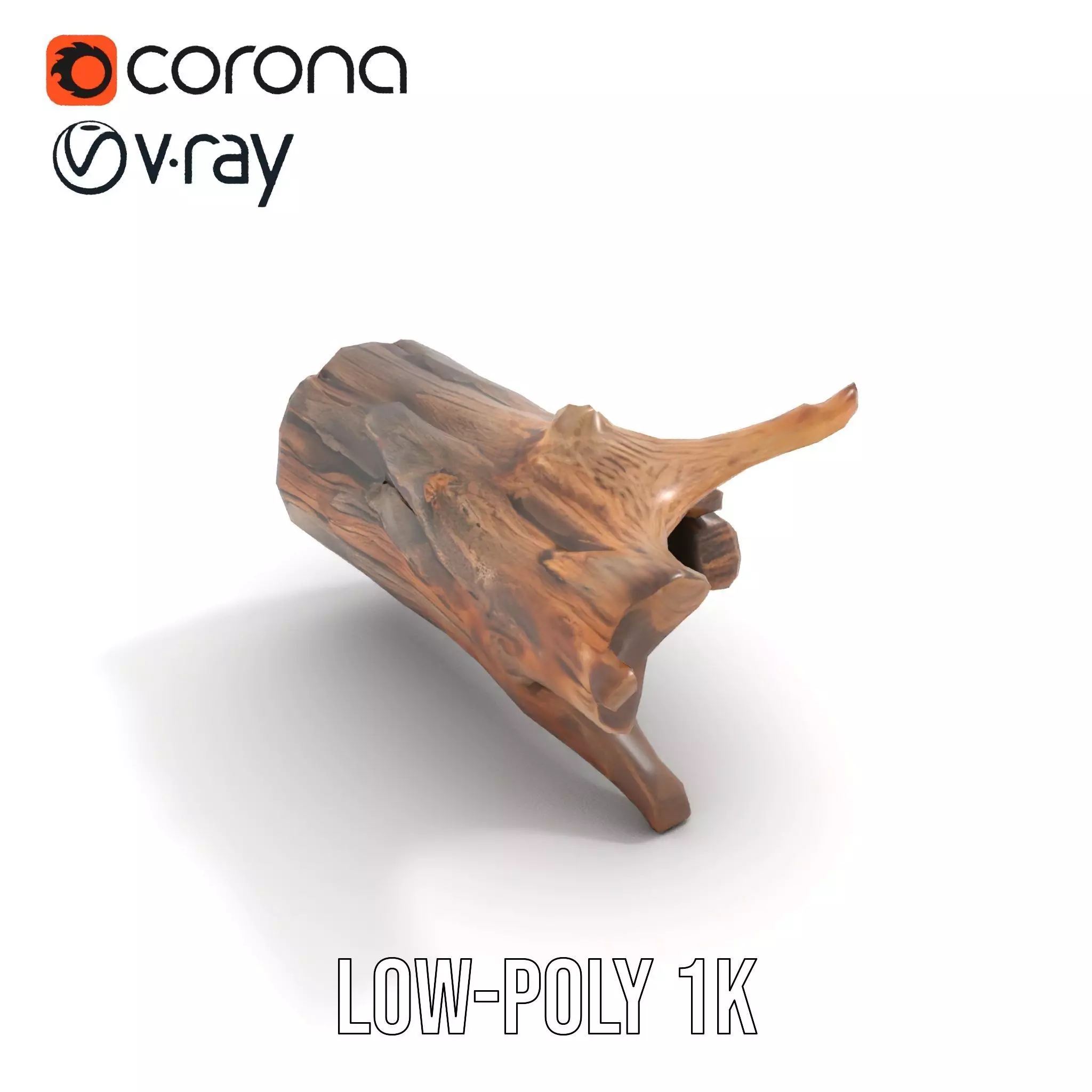 Rustic Wood Log model pack Texture_7